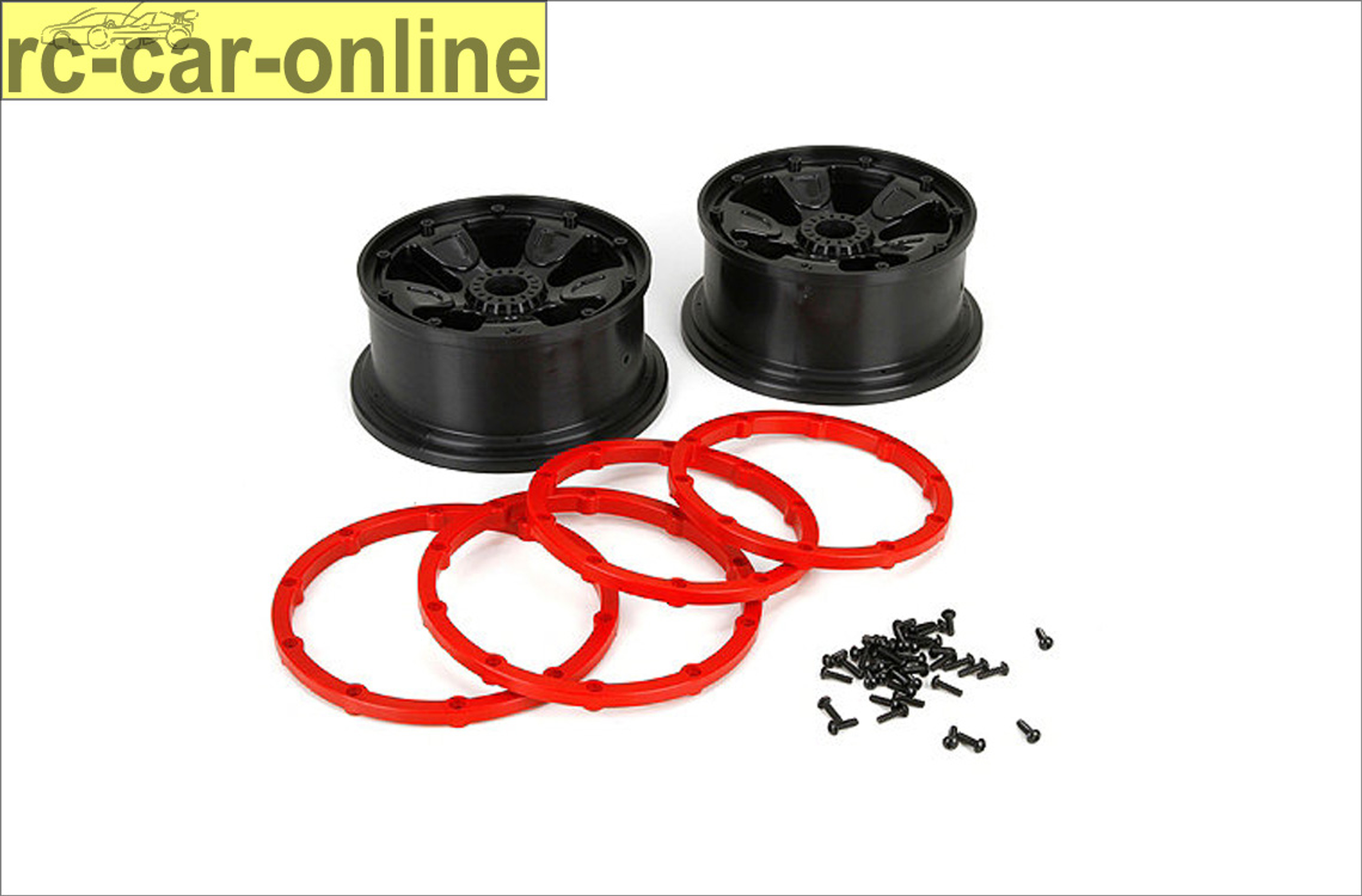 LOS45005 Wheel/Beadlock, Black Losi DBXL 1/5 4WD LOS45005 Wheel/Beadlock, Black Losi DBXL 1/5 4WD