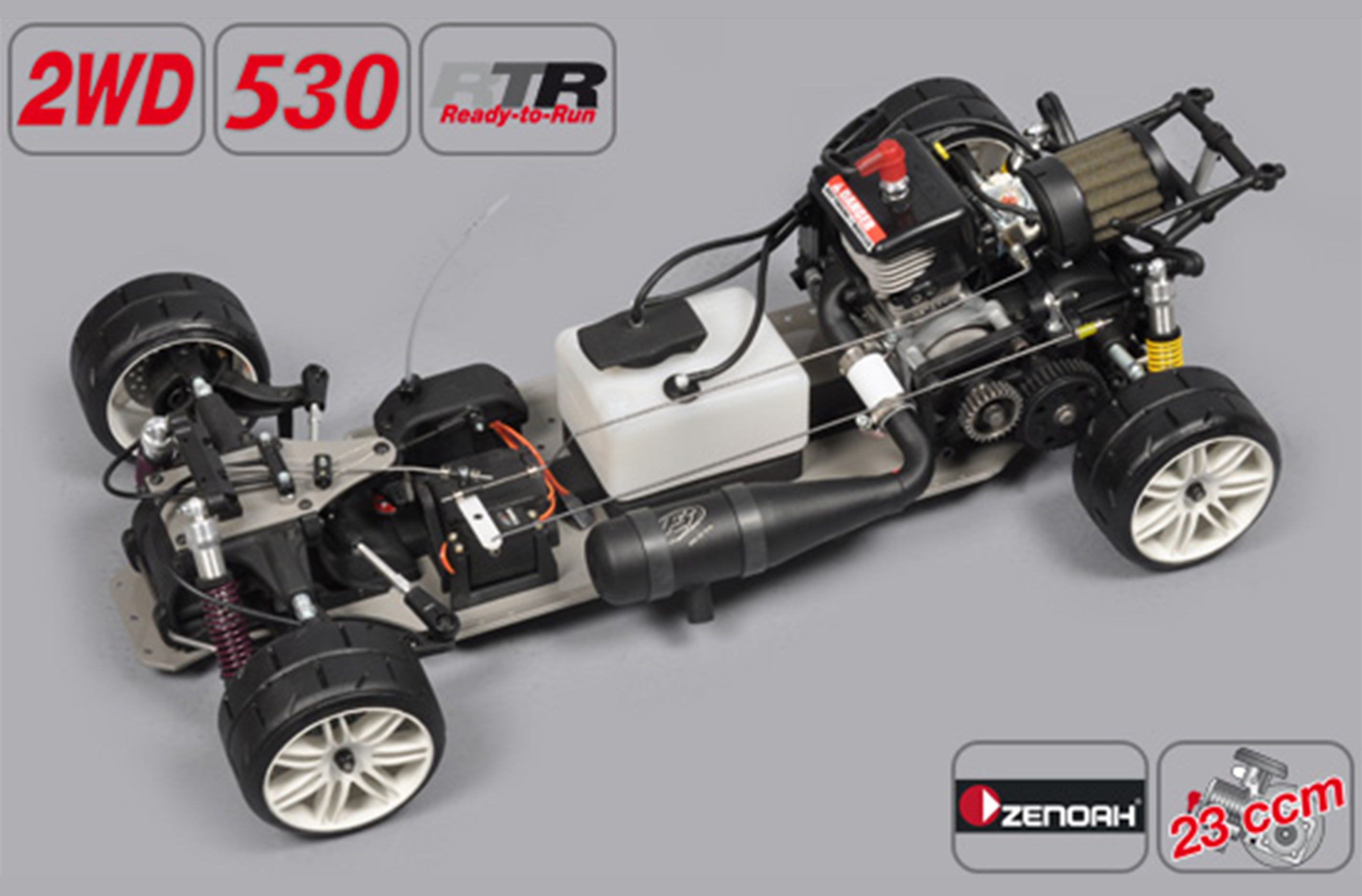 164100RZ FG Sportsline 2WD 530er Wheelbase, Zenoah G230 Engine, RTR 164100RZ FG Sportsline 2WD 530er Wheelbase, Zenoah G230 Engine, RTR