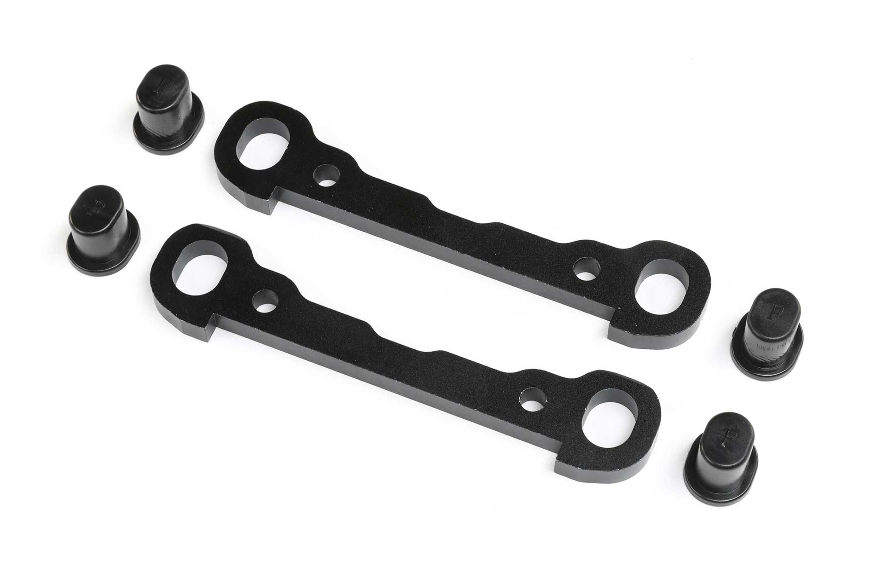 LOS254071 Losi Front Hinge Pin Braces, Black: DBXL 2.0 LOS254071 Losi Front Hinge Pin Braces, Black: DBXL 2.0