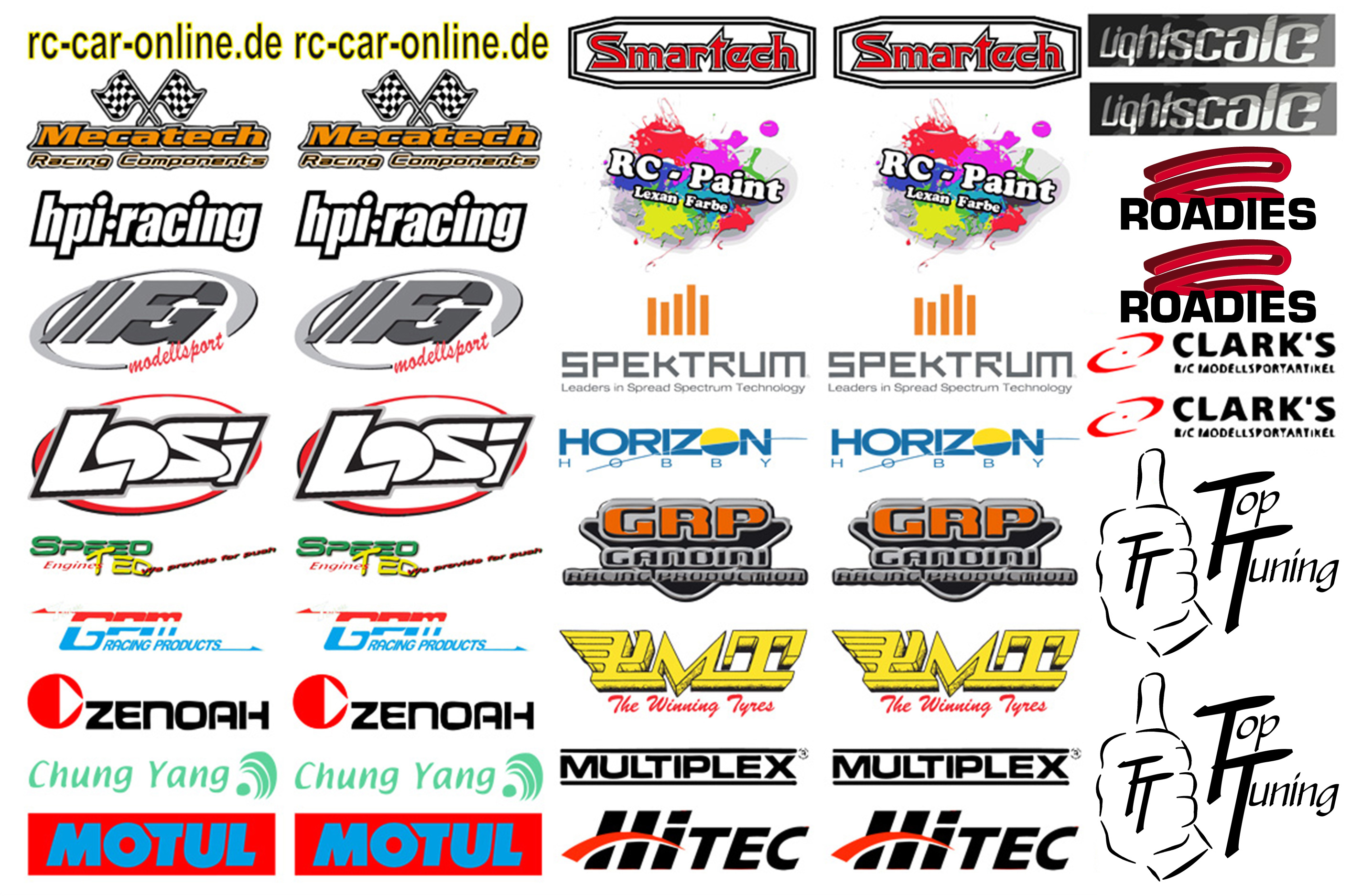 y3005 RC Universal decals y3005 RC Universal decals
