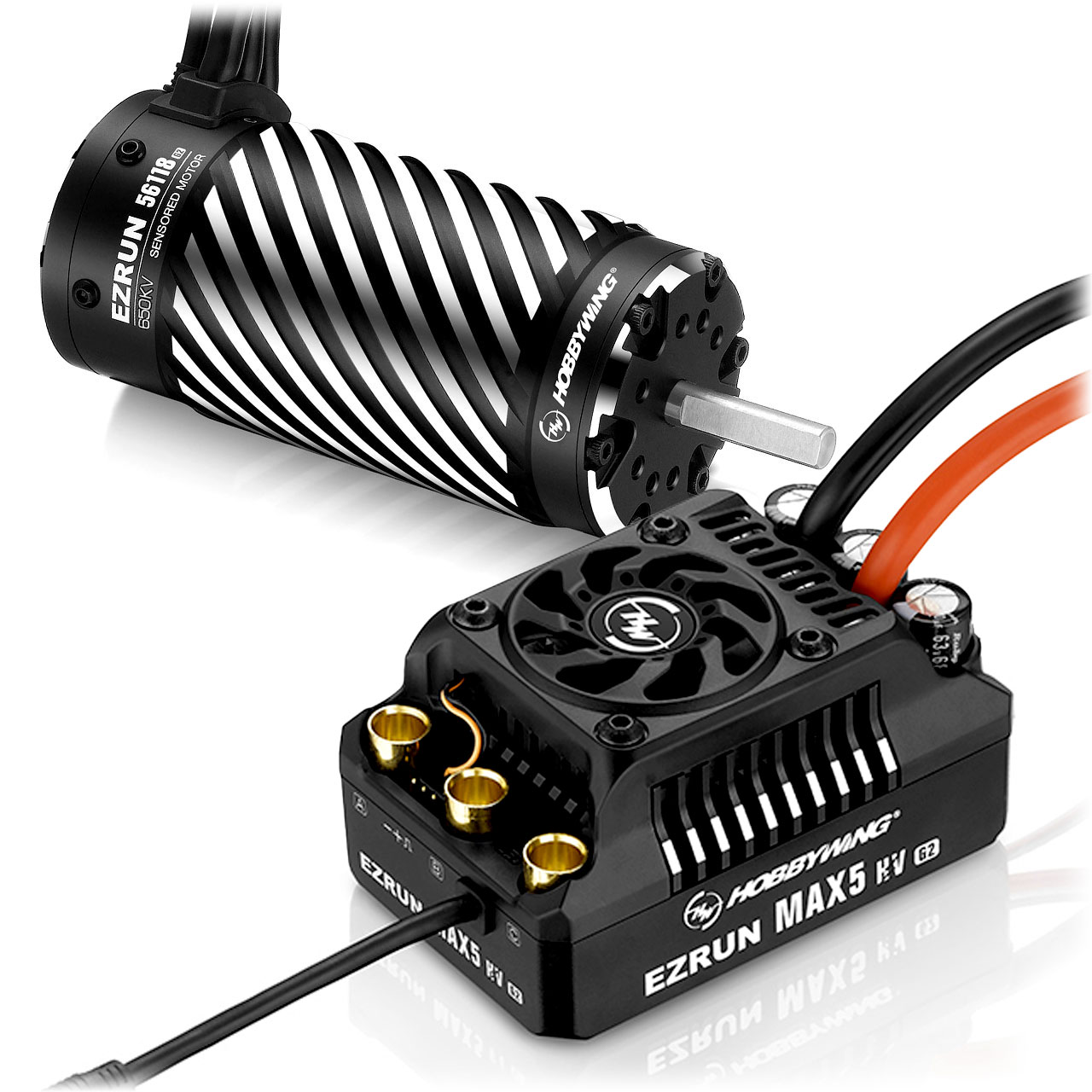 HW38010603 Hobbywing Ezrun MAX5 HV Combo 56118SD 650kV G2 HW38010603 Hobbywing Ezrun MAX5 HV Combo 56118SD 650kV G2