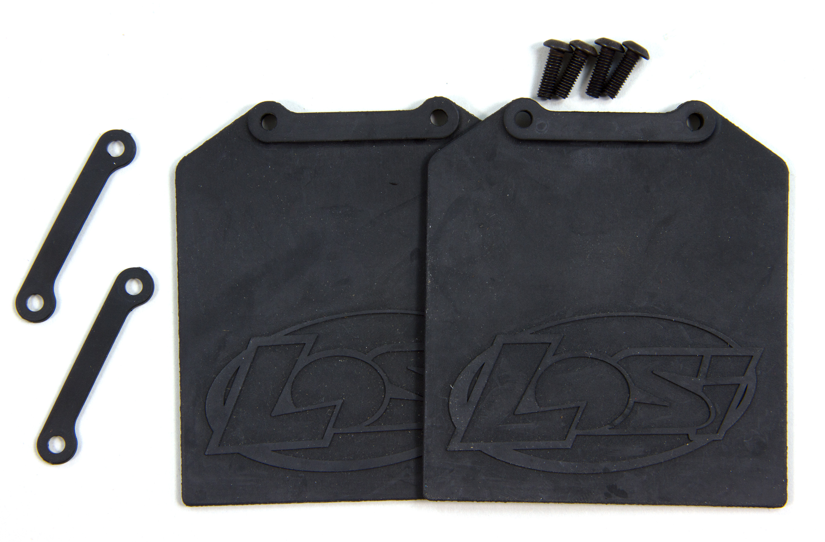 LOSB2581 Losi Mud Flap & Retainer Set 5T, 2 pcs. LOSB2581 Losi Mud Flap & Retainer Set 5T, 2 pcs.