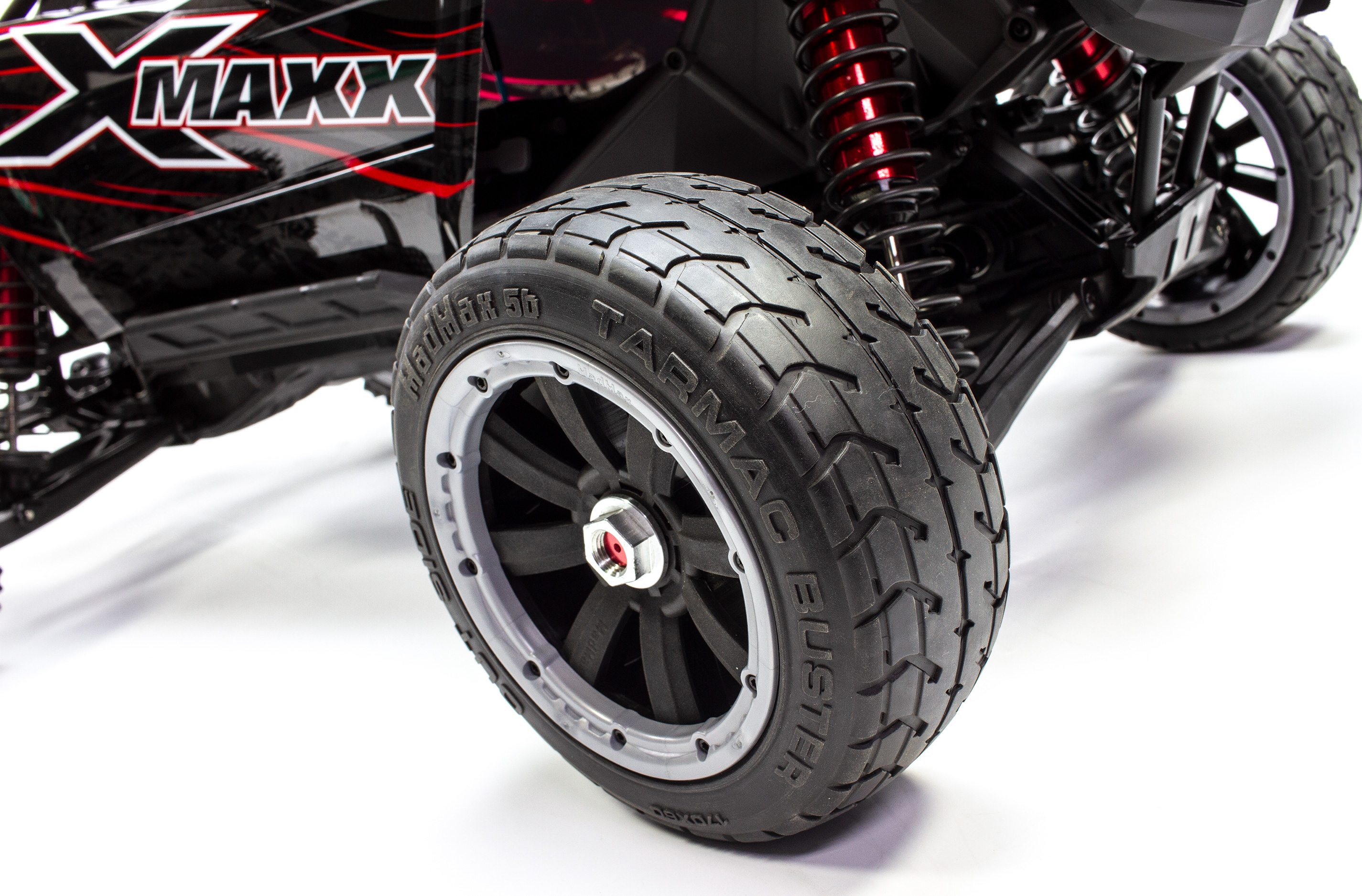 y1021 MadMax TARMAC BUSTER 170x80/x60 complete set for Traxxas X-MAXX 4x4 with adapter