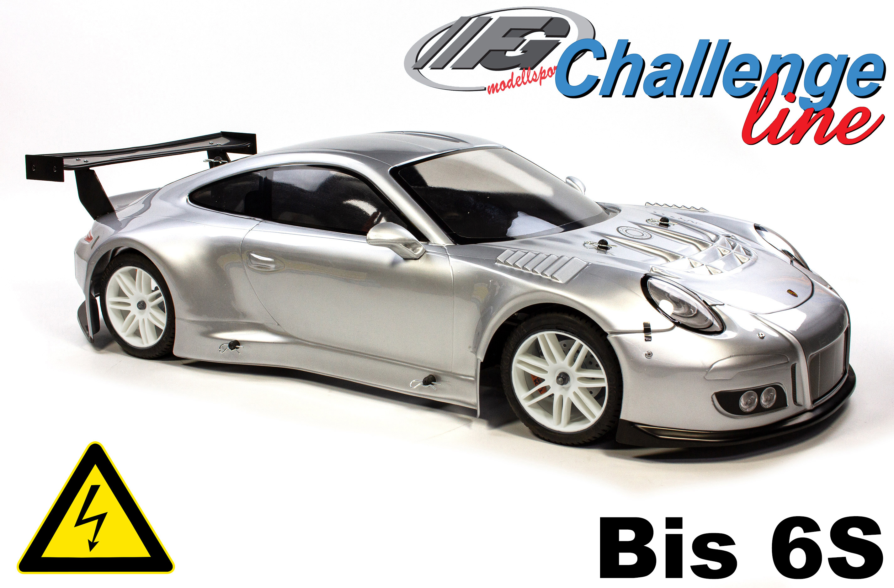 Challenge Line 2WD 530E Electric  Porsche 911 incl. ESC + Motor RTR Challenge Line 2WD 530E Electric  Porsche 911 incl. ESC + Motor RTR