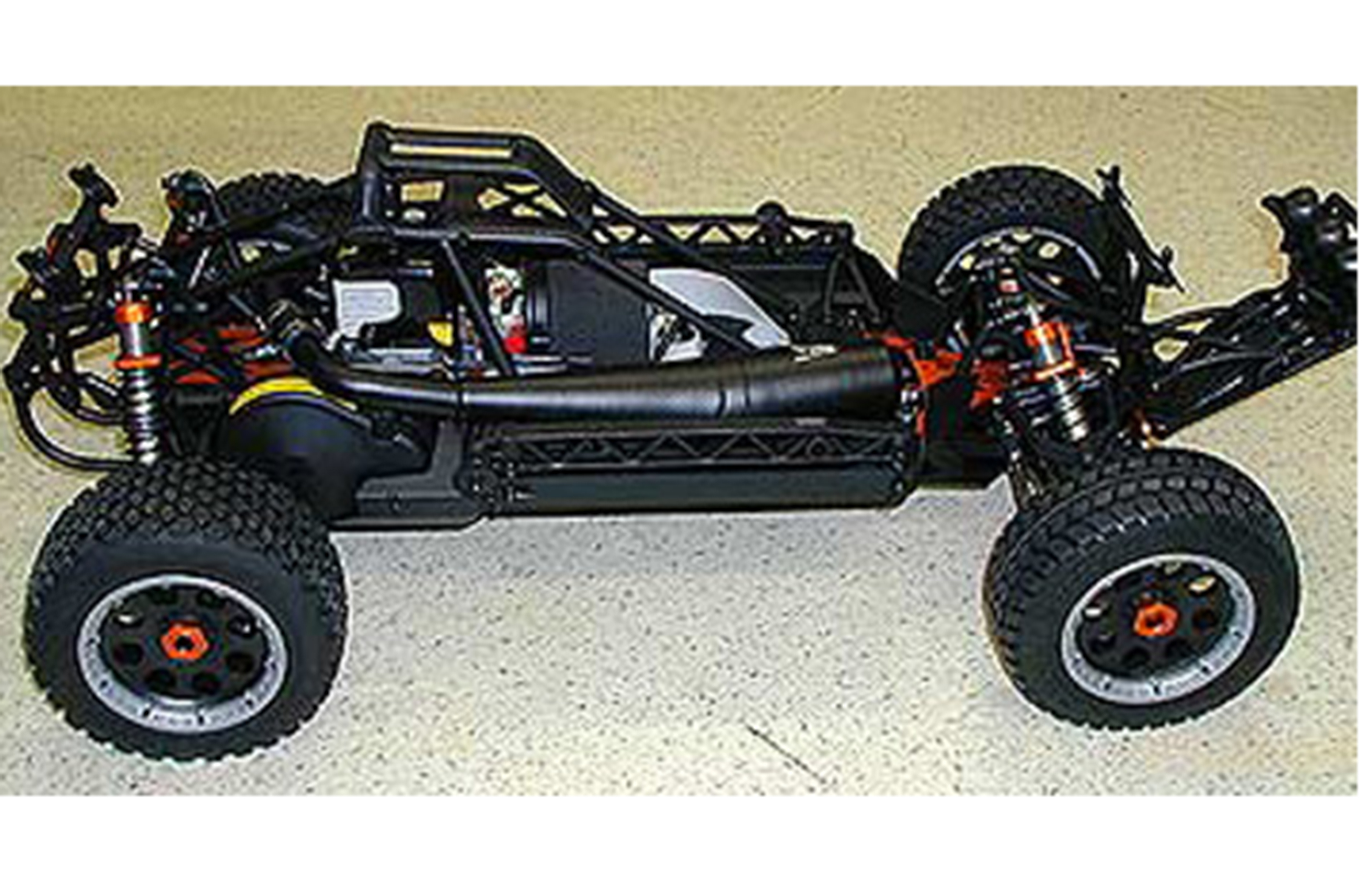 5100 Mielke Sidepower tuned pipe system for Carson Wild GP Attack and HPI Baja 5B / 5T