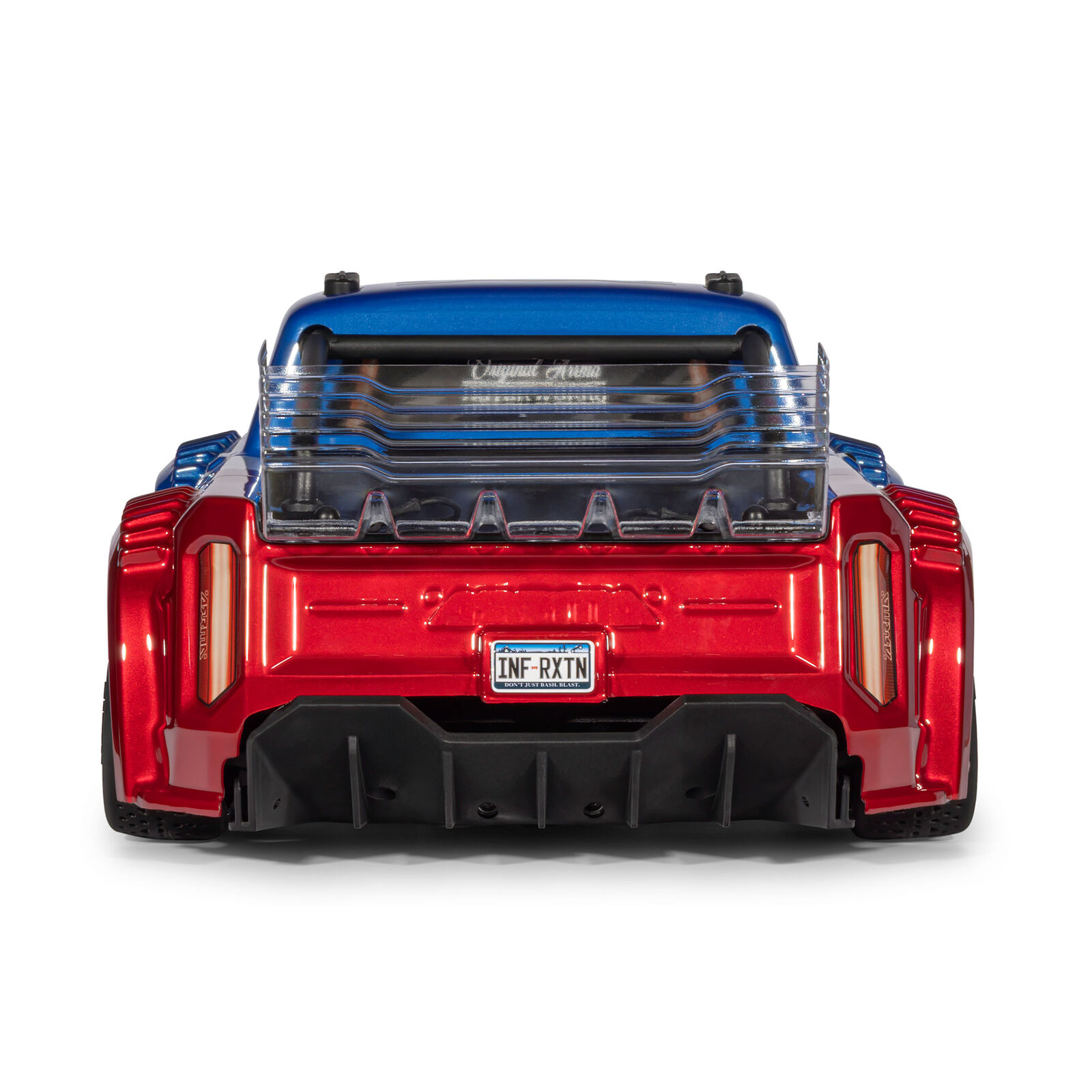 ARA4315V4T1 ARRMA 1/8 INFRACTION 223S DSC 4X4 RTR Brushless All-Road Street Bash Truck, Blue/Red
