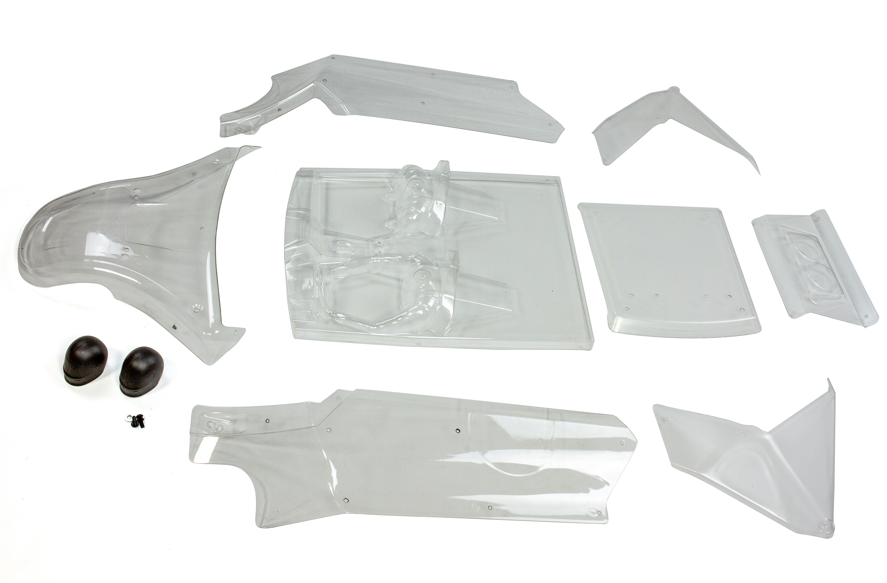 LOS250018 Losi Body Set  w/sticker sheet, Clear, DBXL/DBXL-E LOS250018 Losi Body Set  w/sticker sheet, Clear, DBXL/DBXL-E