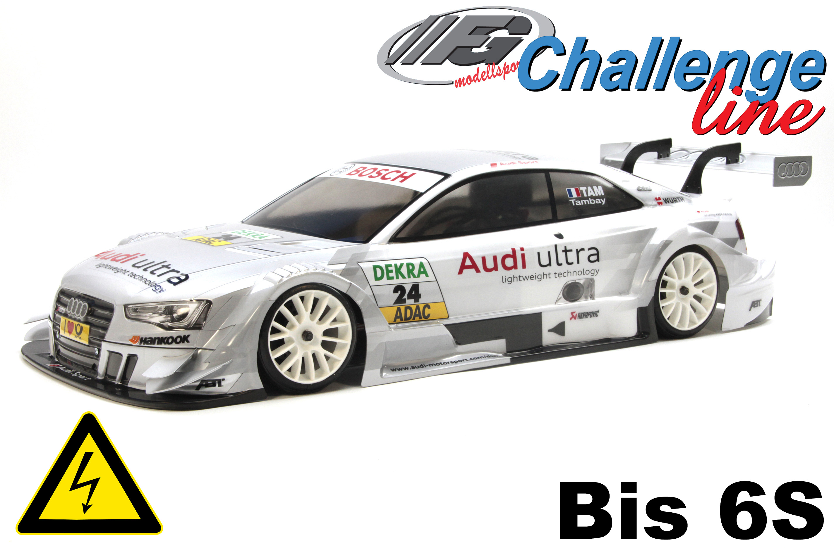 Challenge Line 2WD 530E Elektro Audi RS5 inkl. Regler + und Motor RTR