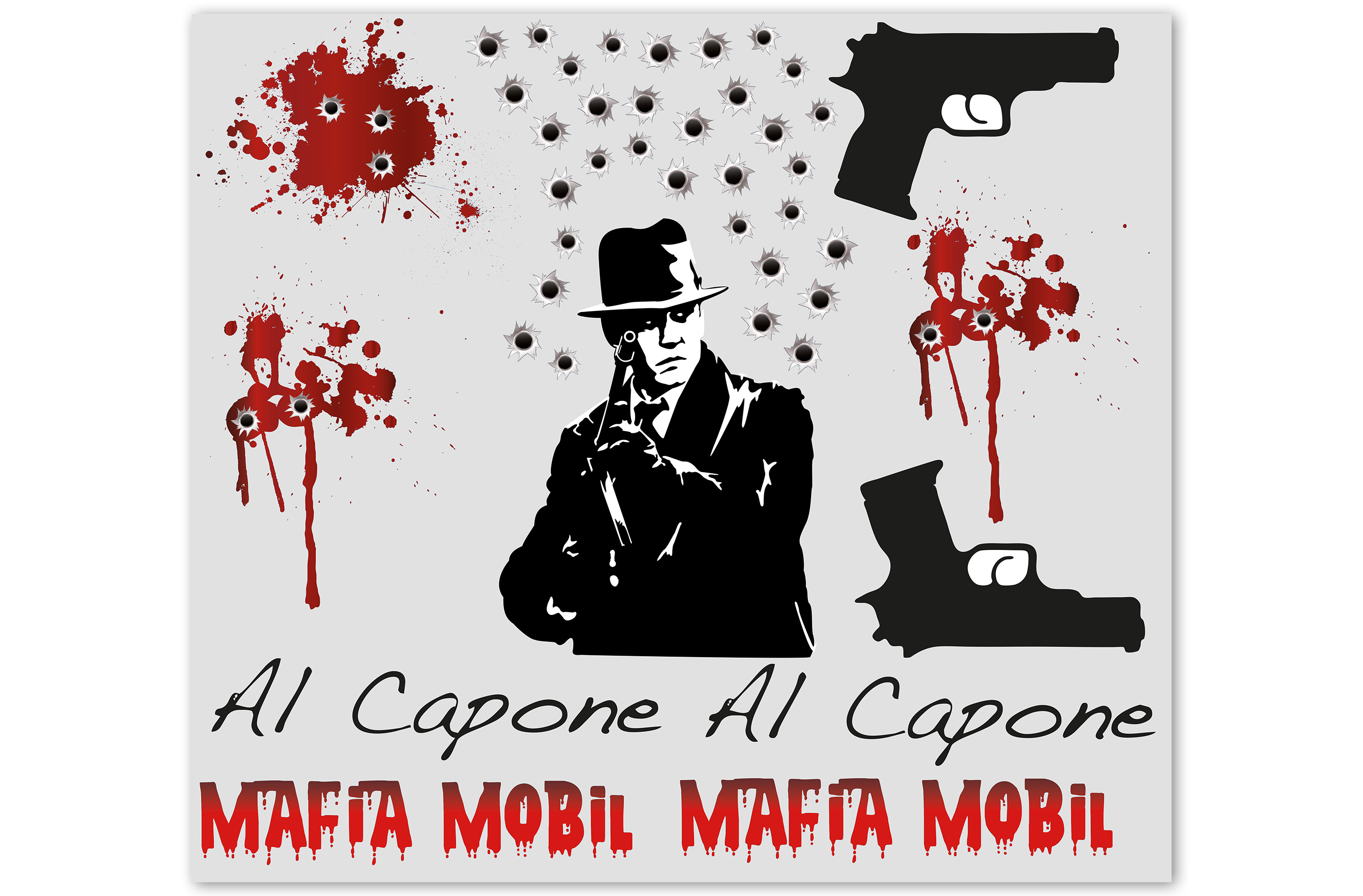 y3011 Team Decals set Mafia car y3011 Team Decals set Mafia car