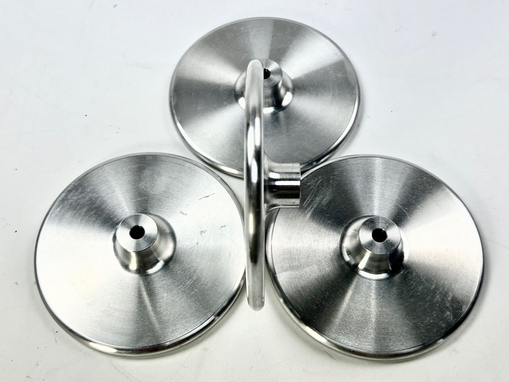 FG aluminium adjusting disc 125 mm, set of 4 pieces