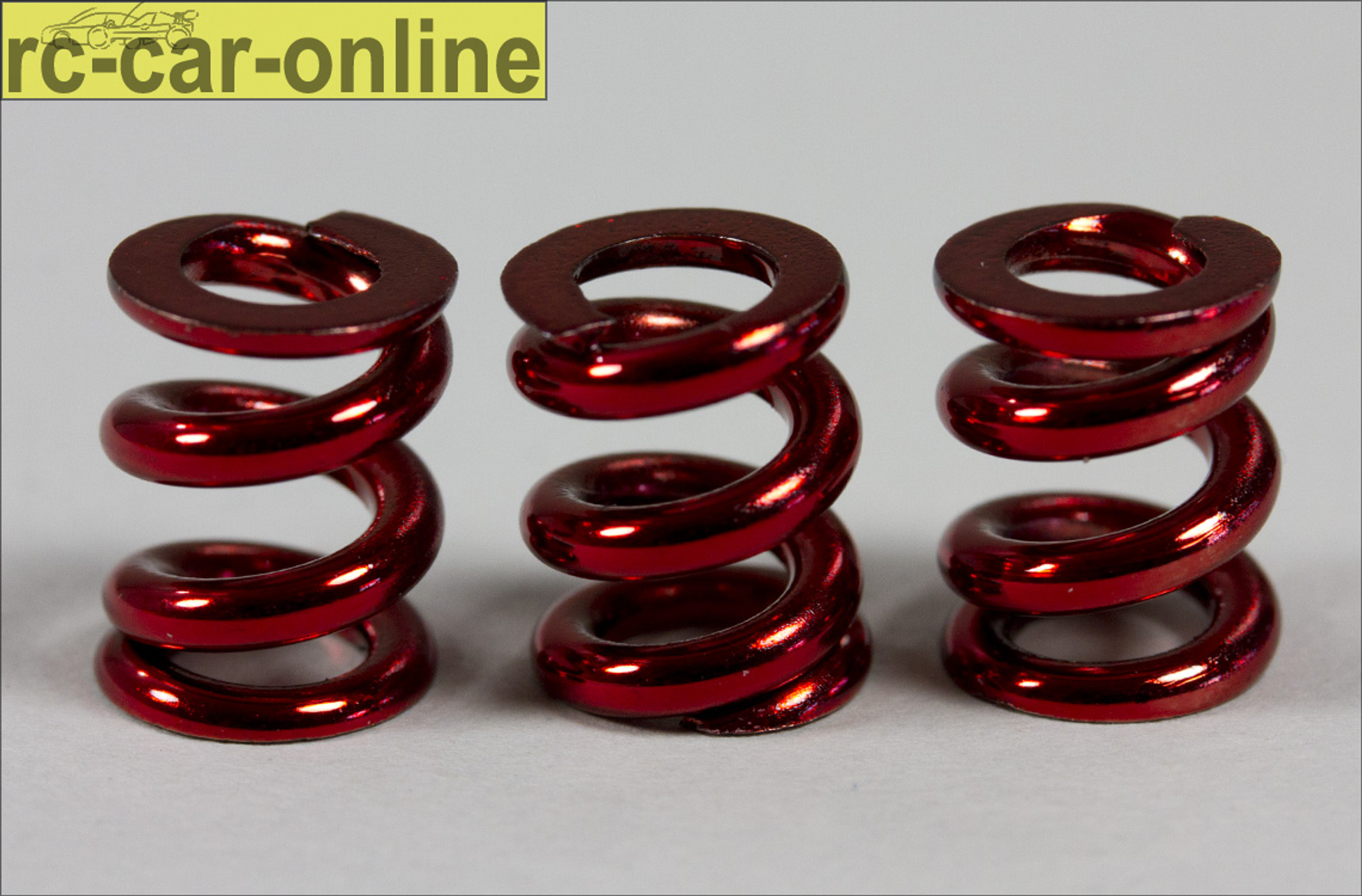 y0733/065 Clutch spring candy red, 1.8 mm, 3 pcs.