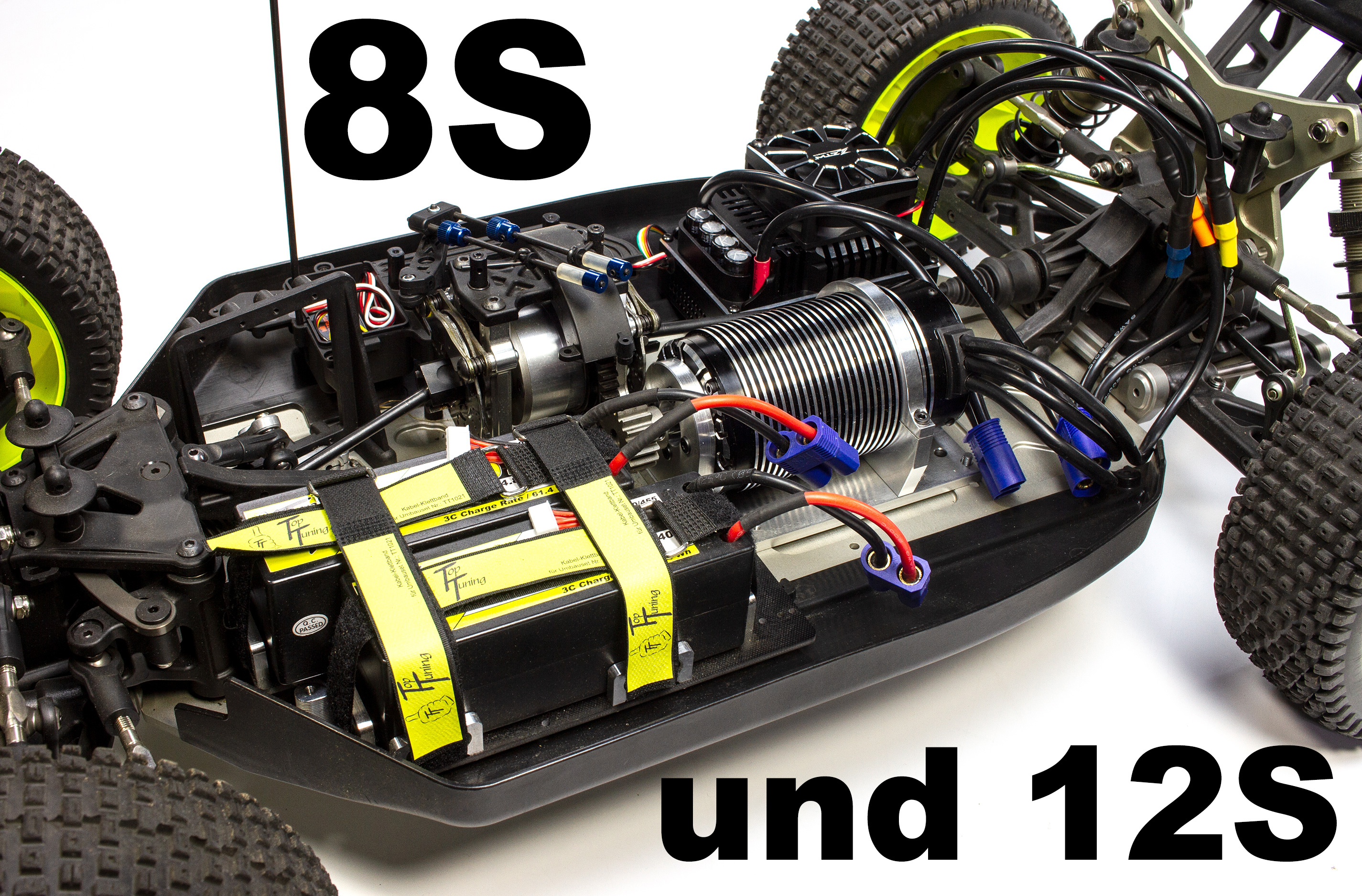 TT1022 Top Tuning Elektro Umrüstsatz für Losi 5ive-T und Mini inkl. Motor und Regler  TT1022 Top Tuning Elektro Umrüstsatz für Losi 5ive-T und Mini inkl. Motor und Regler