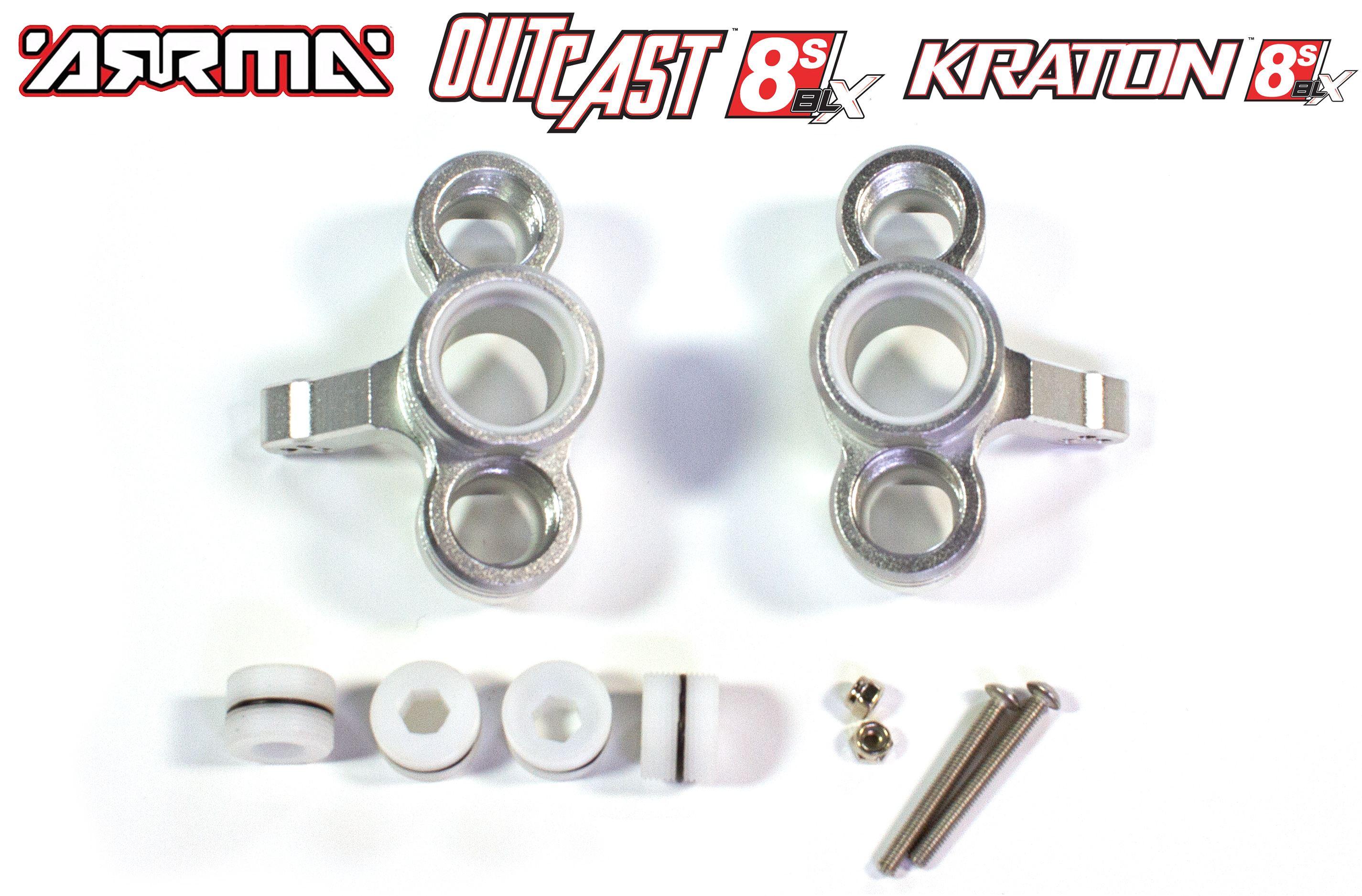 MAKX021 GPM Aluminium Achsschenkel vorne, Arrma Kraton / Outcast 8S MAKX021 GPM Aluminium Achsschenkel vorne, Arrma Kraton / Outcast 8S