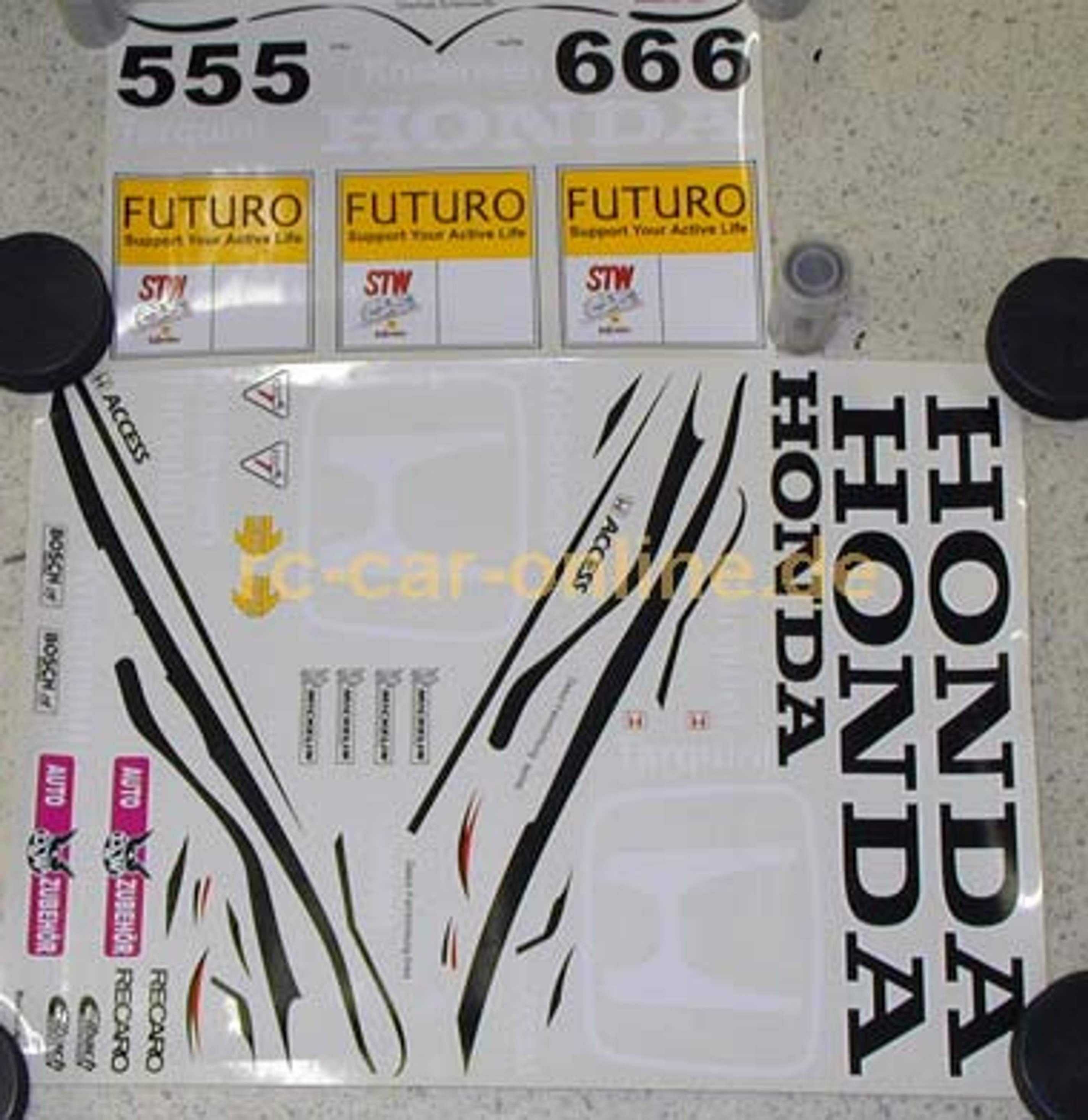 7257 FG Team decals Honda Accord - set 7257 FG Team decals Honda Accord - set