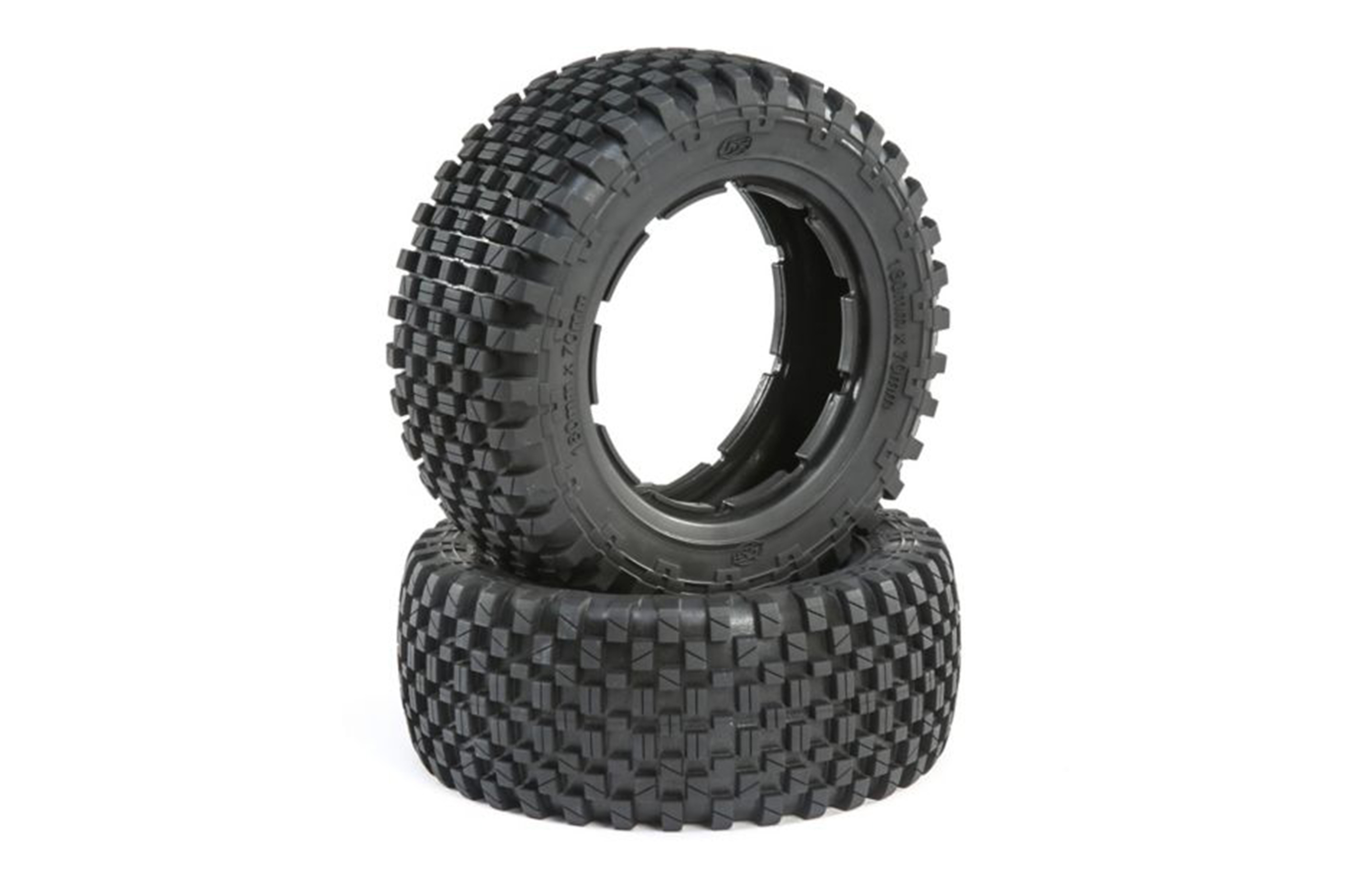 LOS45023 Losi Tire Set, Firm, 5ive-T 2.0