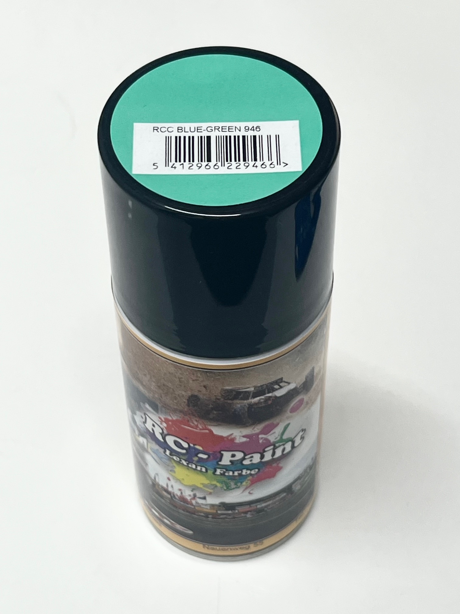 RC0946  - Paint Lexan Farbe Blaugrün, 1 Sprühdose 150 ml,(Aktion) 4 für 3