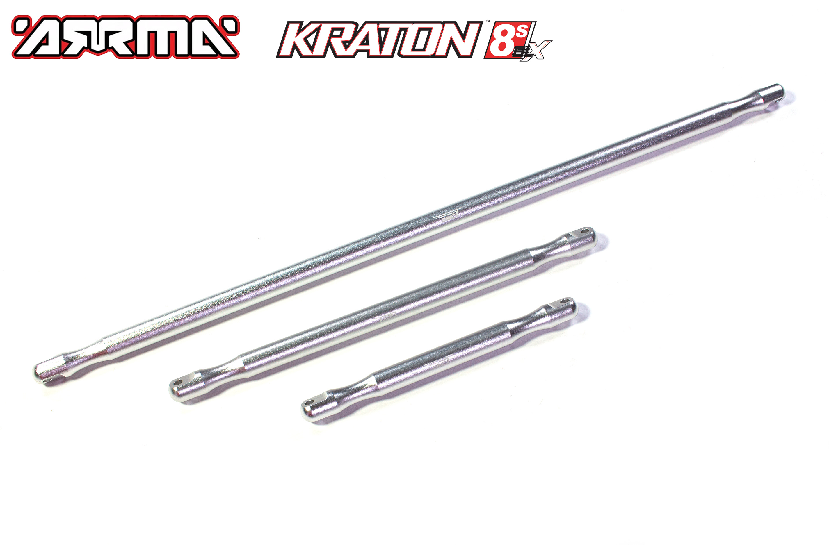 AKX025 GPM chassis struts for Arrma Kraton 8S Vers.1