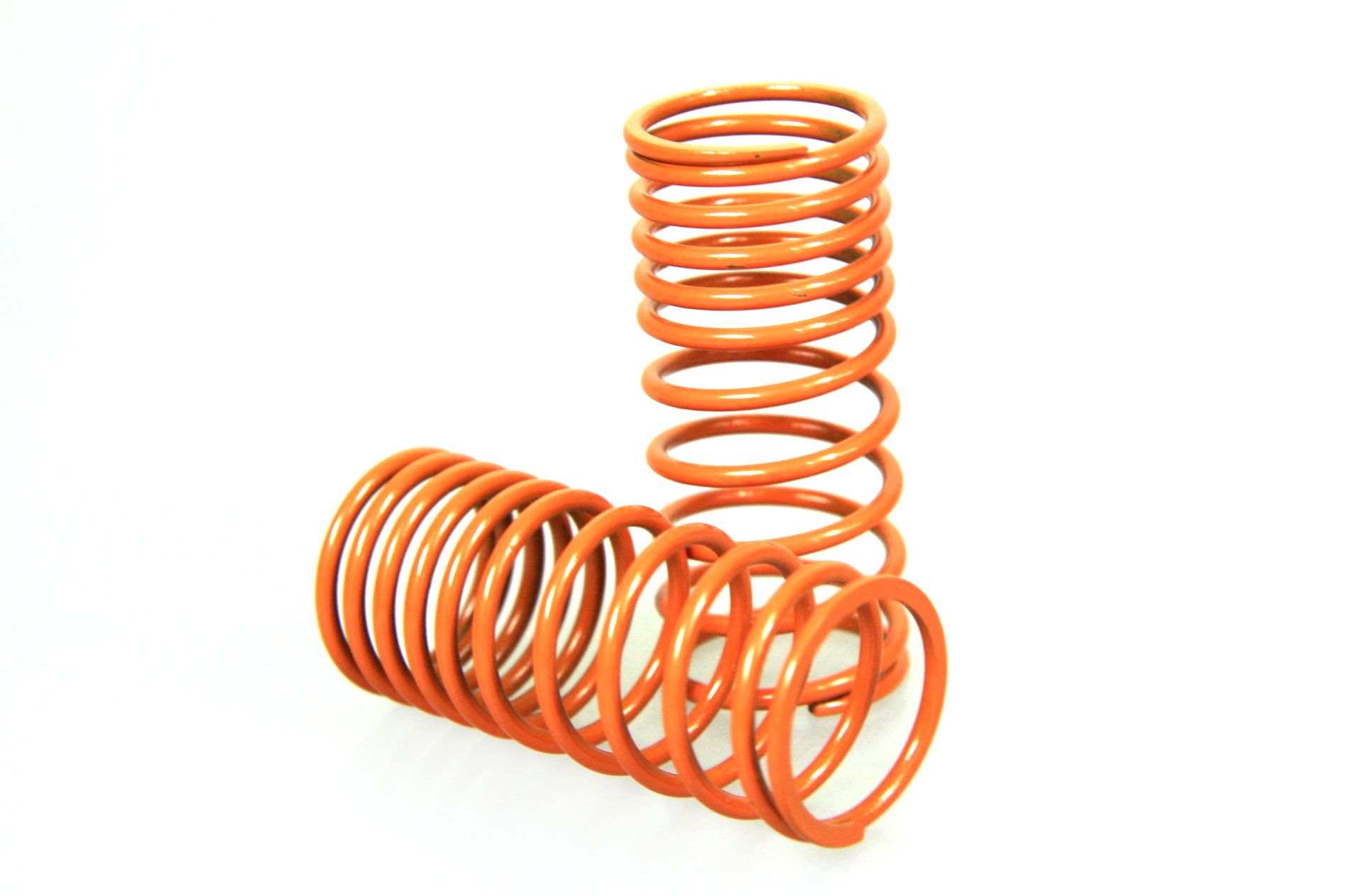 y0324/02 Dirt-Spring M02 orange Stoßdämpferfeder 2,2 x 60 mm, Durchmesser 21 mm, 1 Paar