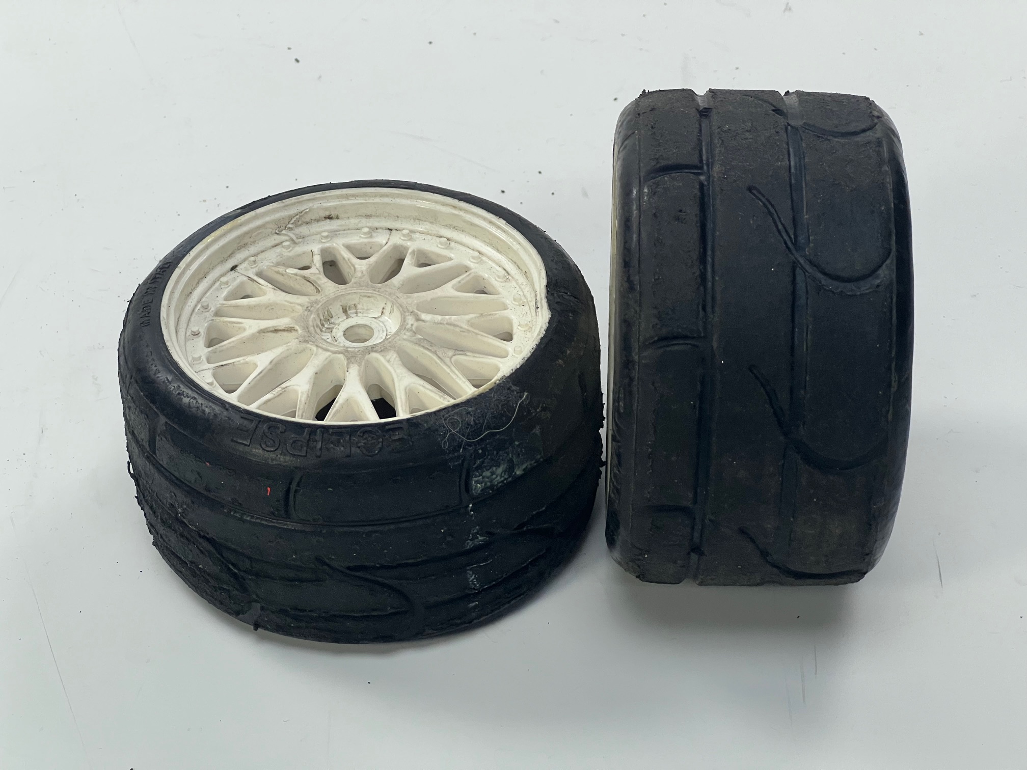 PMT Eclipse 15 auf weißen BBS Felgen 18 mm Vierkant, gebraucht "82"