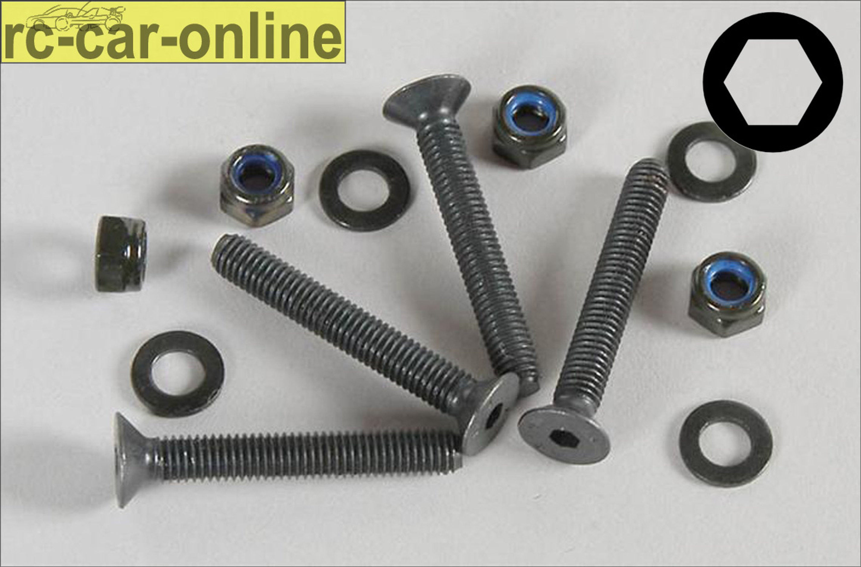 7072/03 FG Countersunk head screws M5x35 mm for rear lower wishbone, 4 pieces 7072/03 FG Countersunk head screws M5x35 mm for rear lower wishbone, 4 pieces