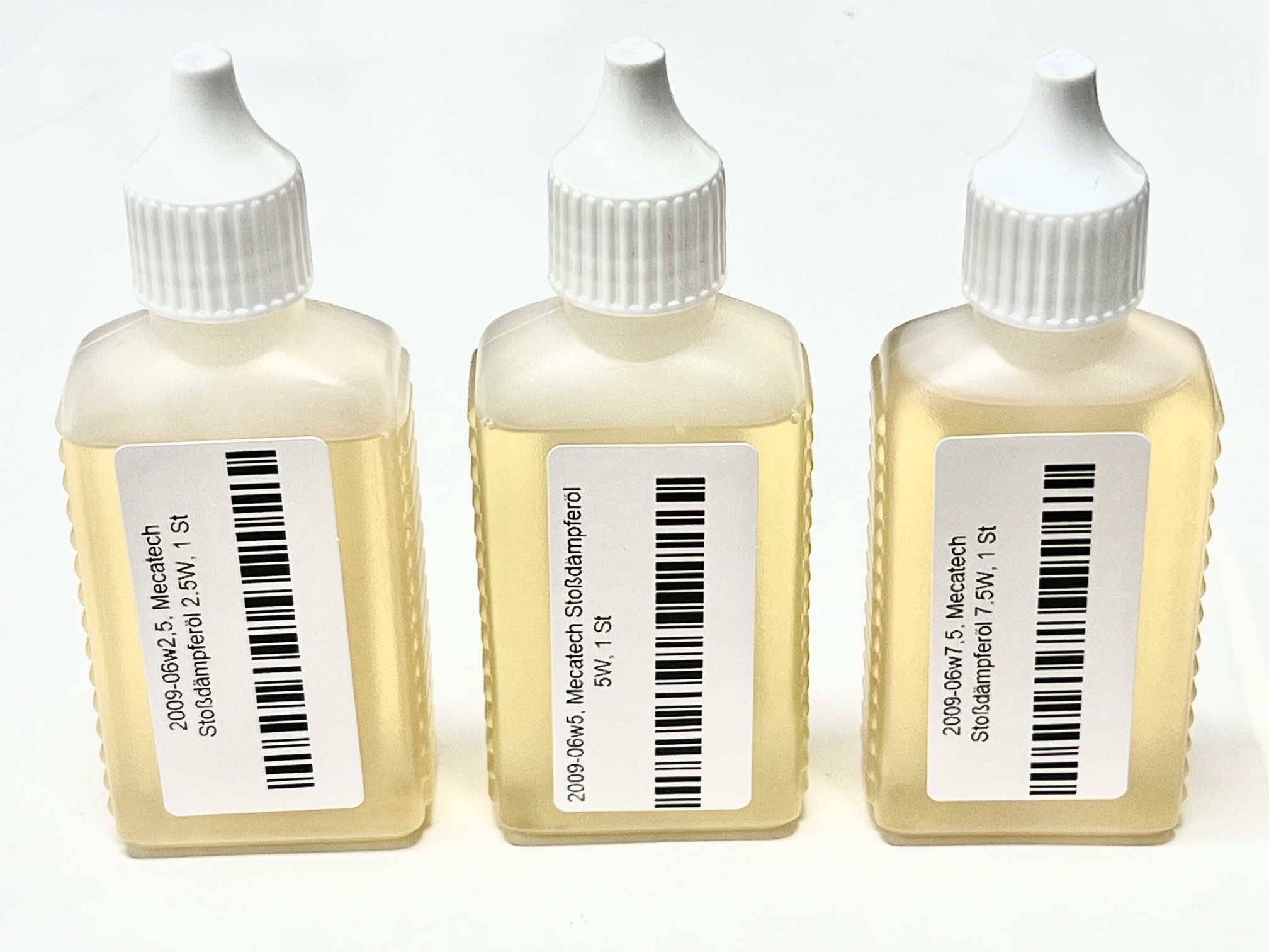 2009-06 Mecatech Stoßdämpferöl 2,5W - 7,5W, 50ml, 1 Stück 2009-06 Mecatech Stoßdämpferöl 2,5W - 7,5W, 50ml, 1 Stück