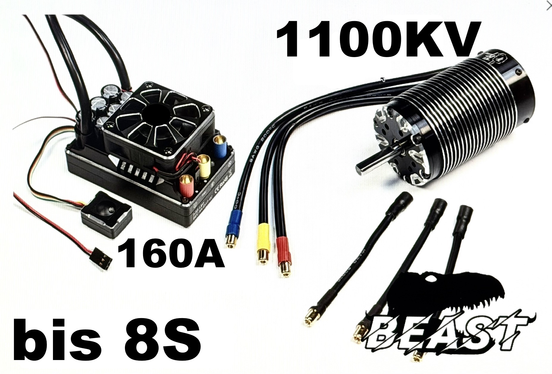 160A ESC   Motor 8S