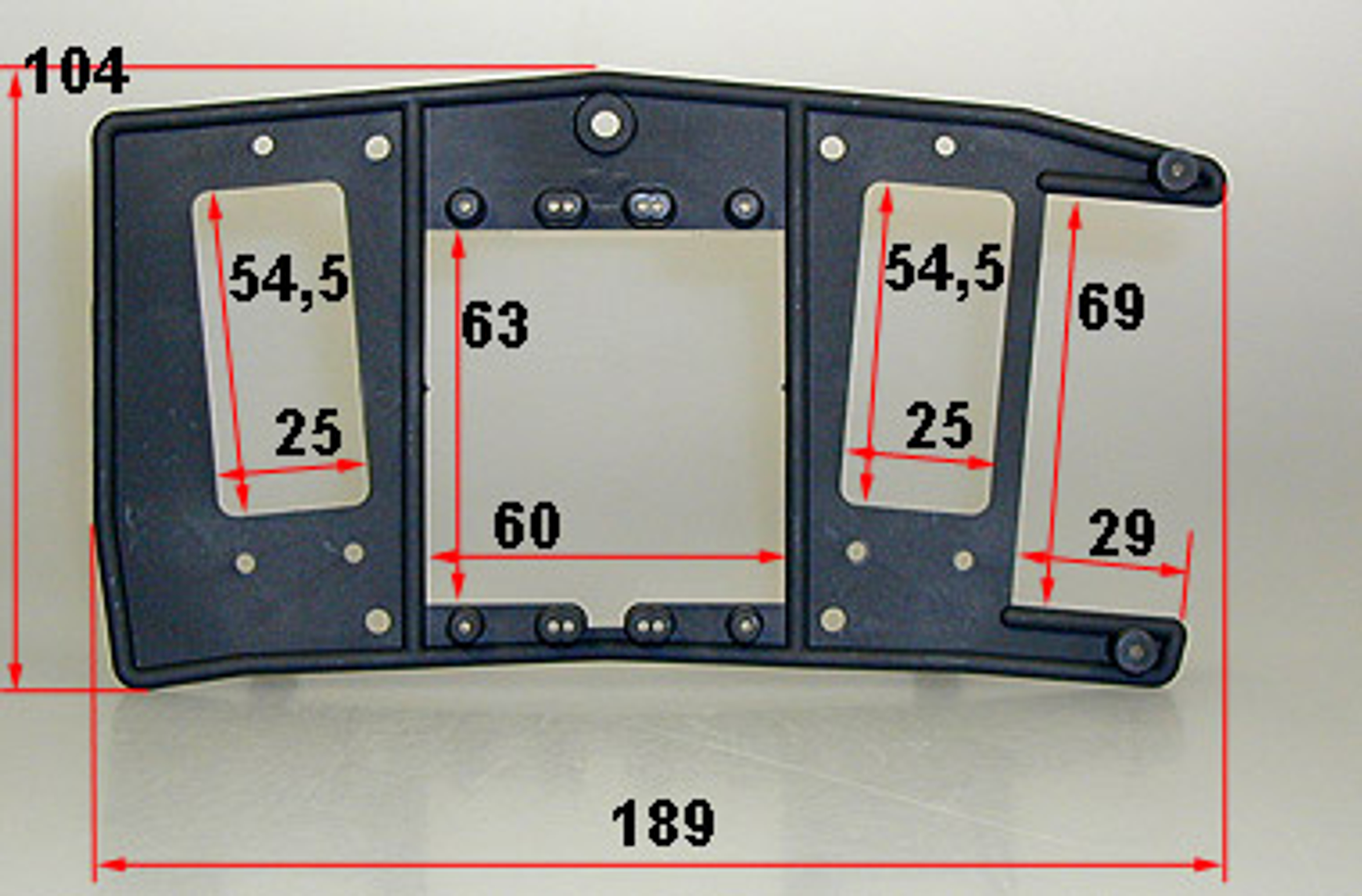 5014/11 RC-Platte für 1:5/Truck/Leopard - 1St. 5014/11 RC-Platte für 1:5/Truck/Leopard - 1St.