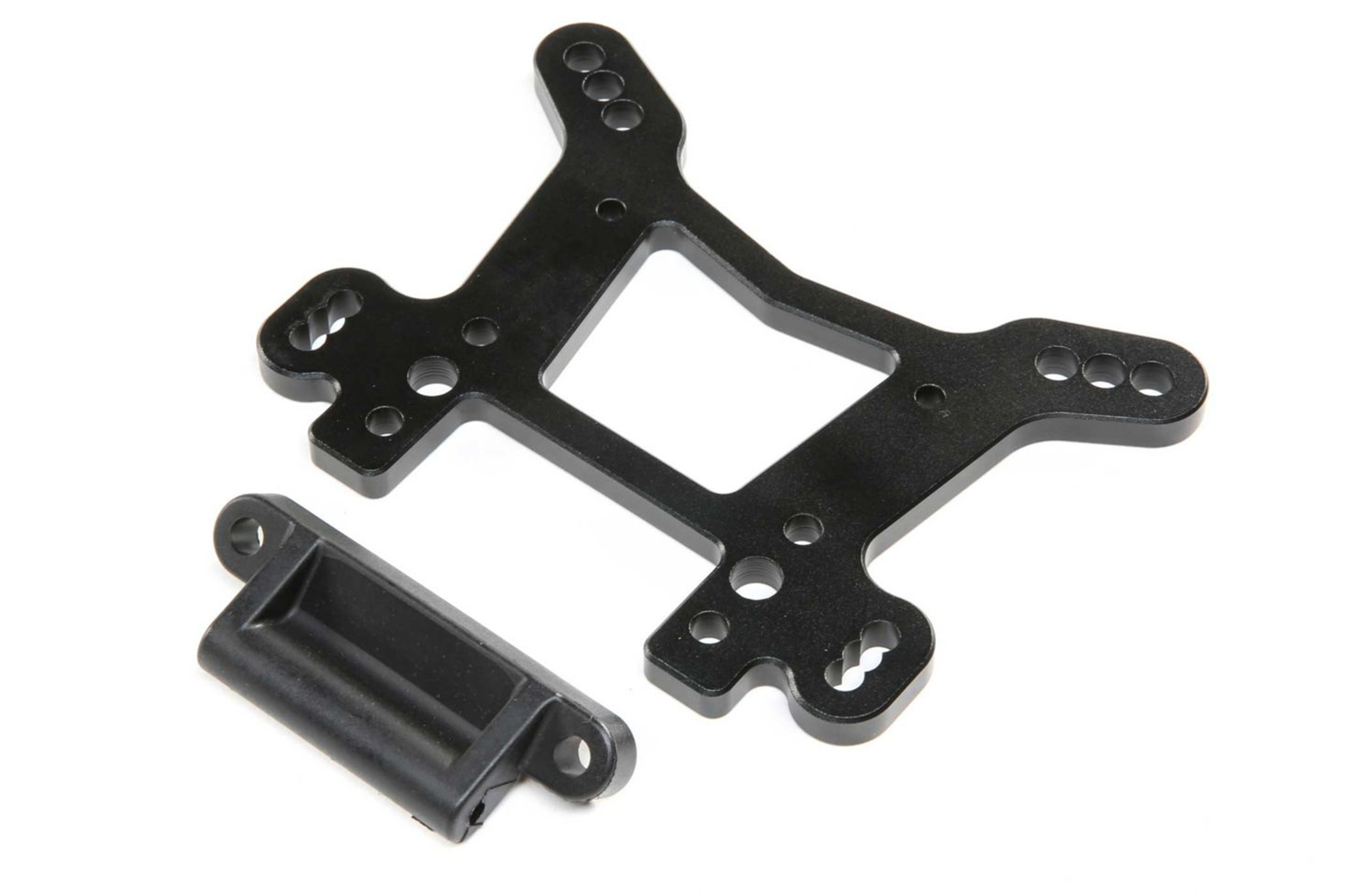 LOS254063 Losi Alu Dämpferbrücke vorne, schwarz für DBXL-E 2.0 LOS254063 Losi Alu Dämpferbrücke vorne, schwarz für DBXL-E 2.0