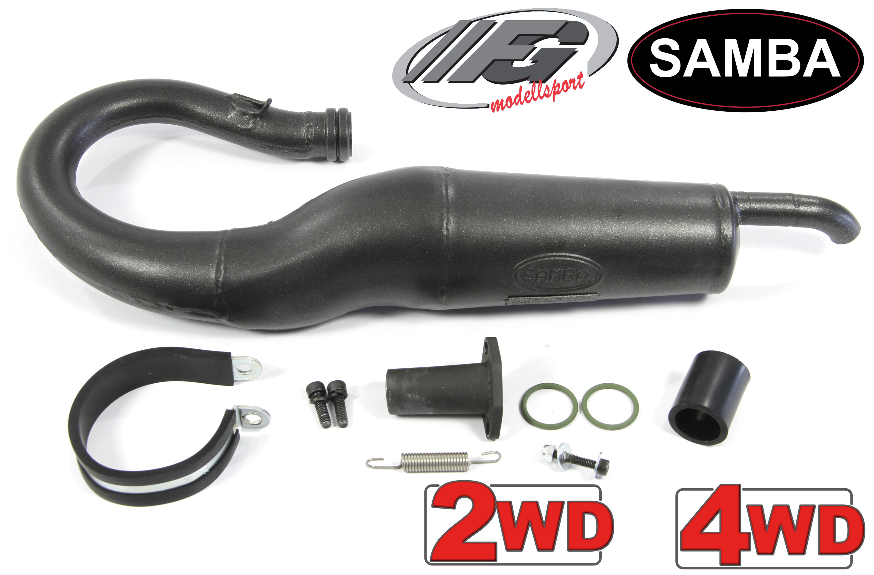Samba 4160 FG Tuning pipe for FG off road 2WD/4WD models