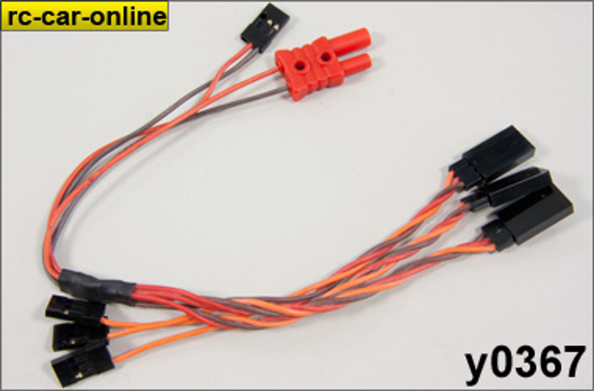 y0367 Servo direct power supply cable for 3 Servos with  FG-Plug, 1 pce.