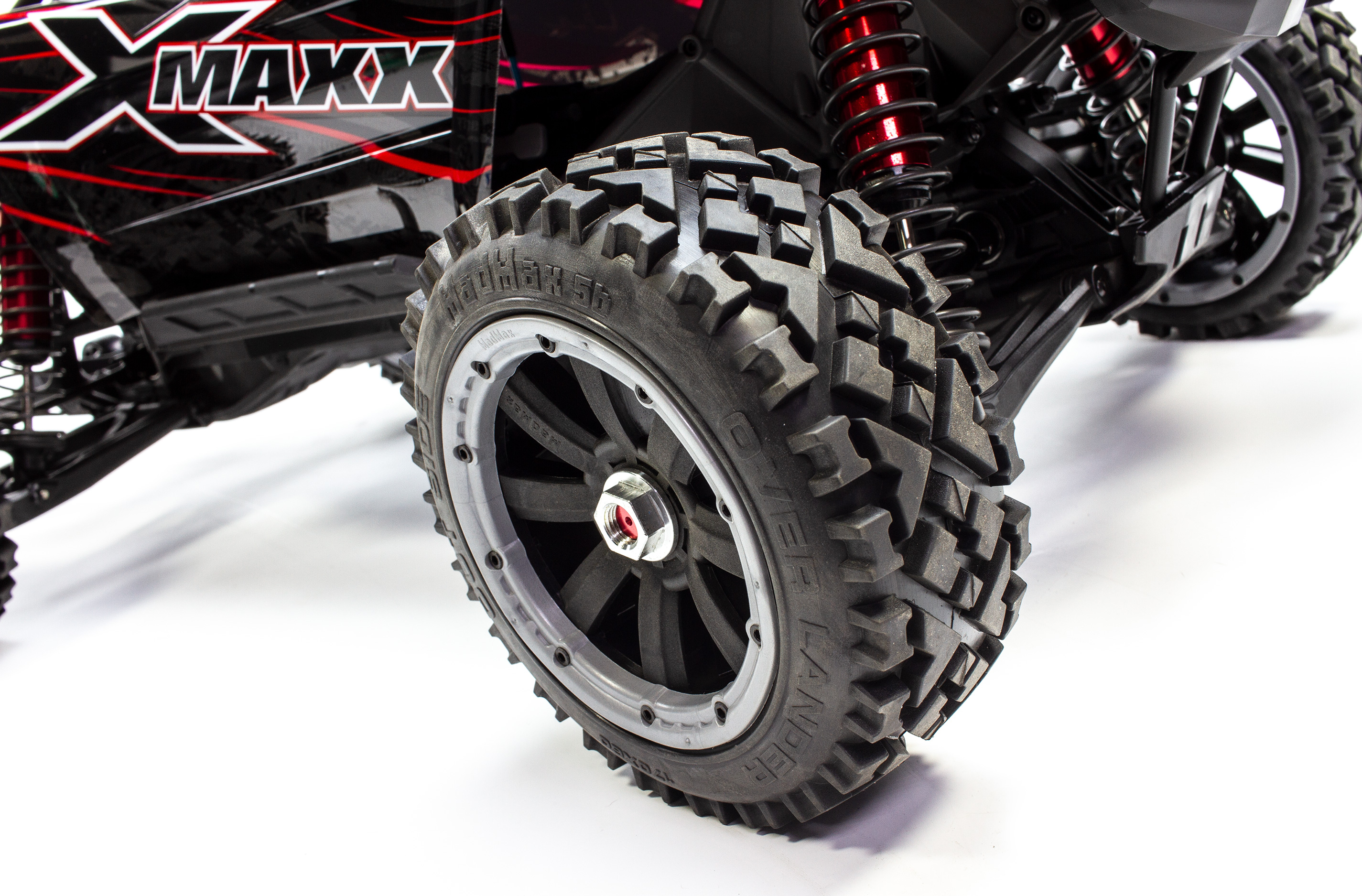 y1024 MadMax OVER LANDER 170x80/x60 complete set for Traxxas X-MAXX 4x4 with adapter
