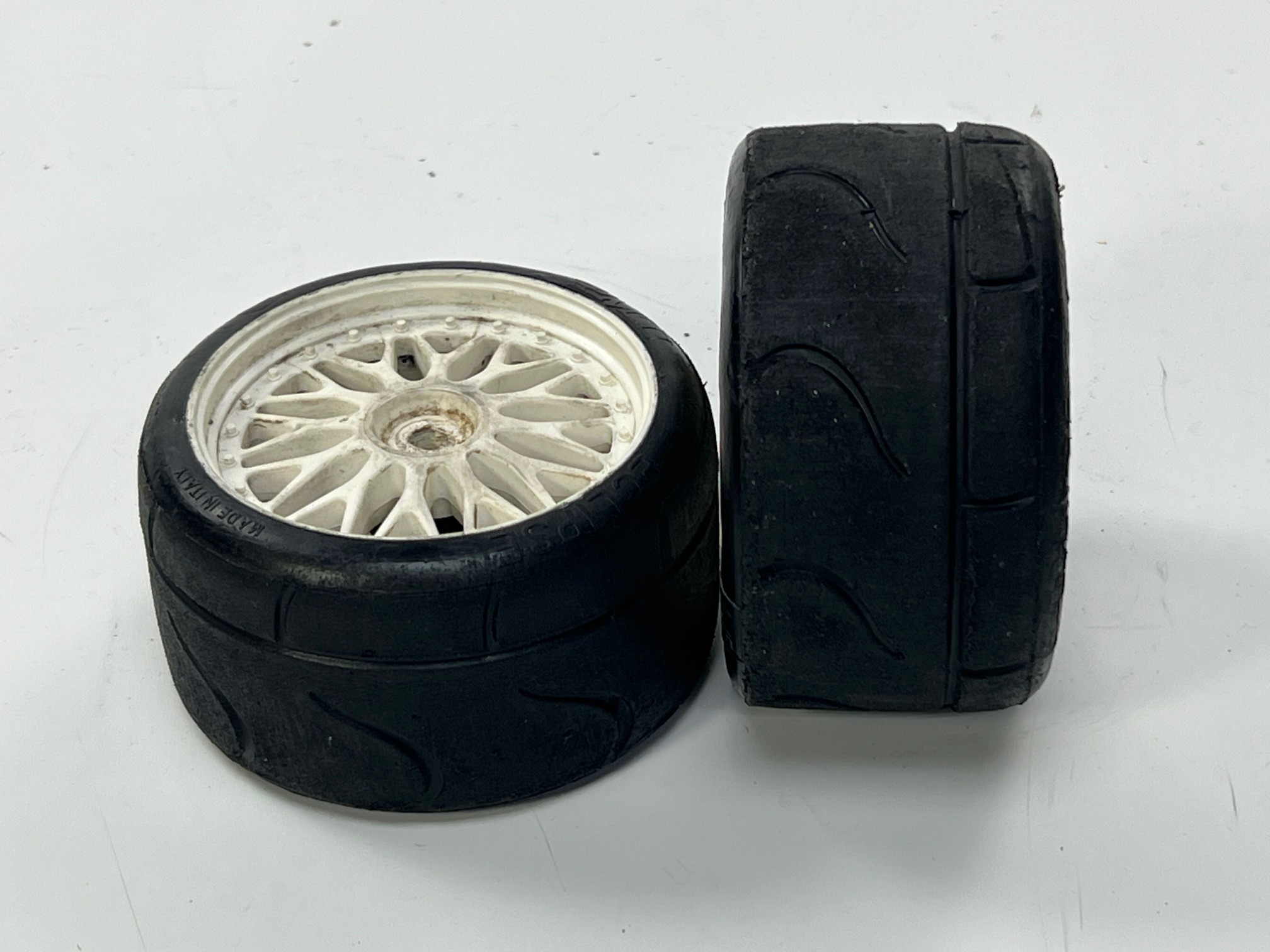 PMT tyre Eclipse 15 on white BBS rims, used "83"