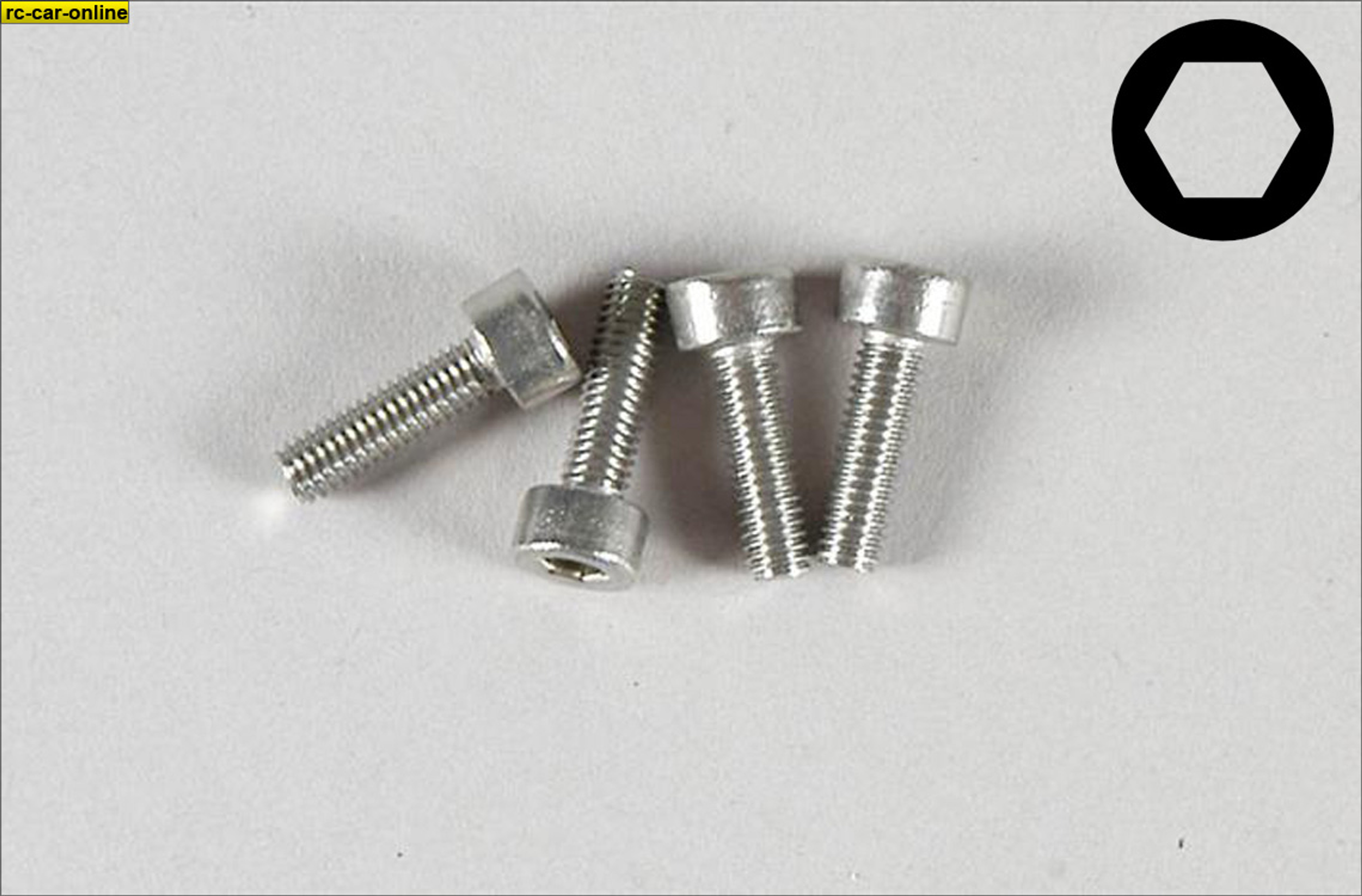 9439/10 FG Allen head screw M3x10 mm, 4 pieces