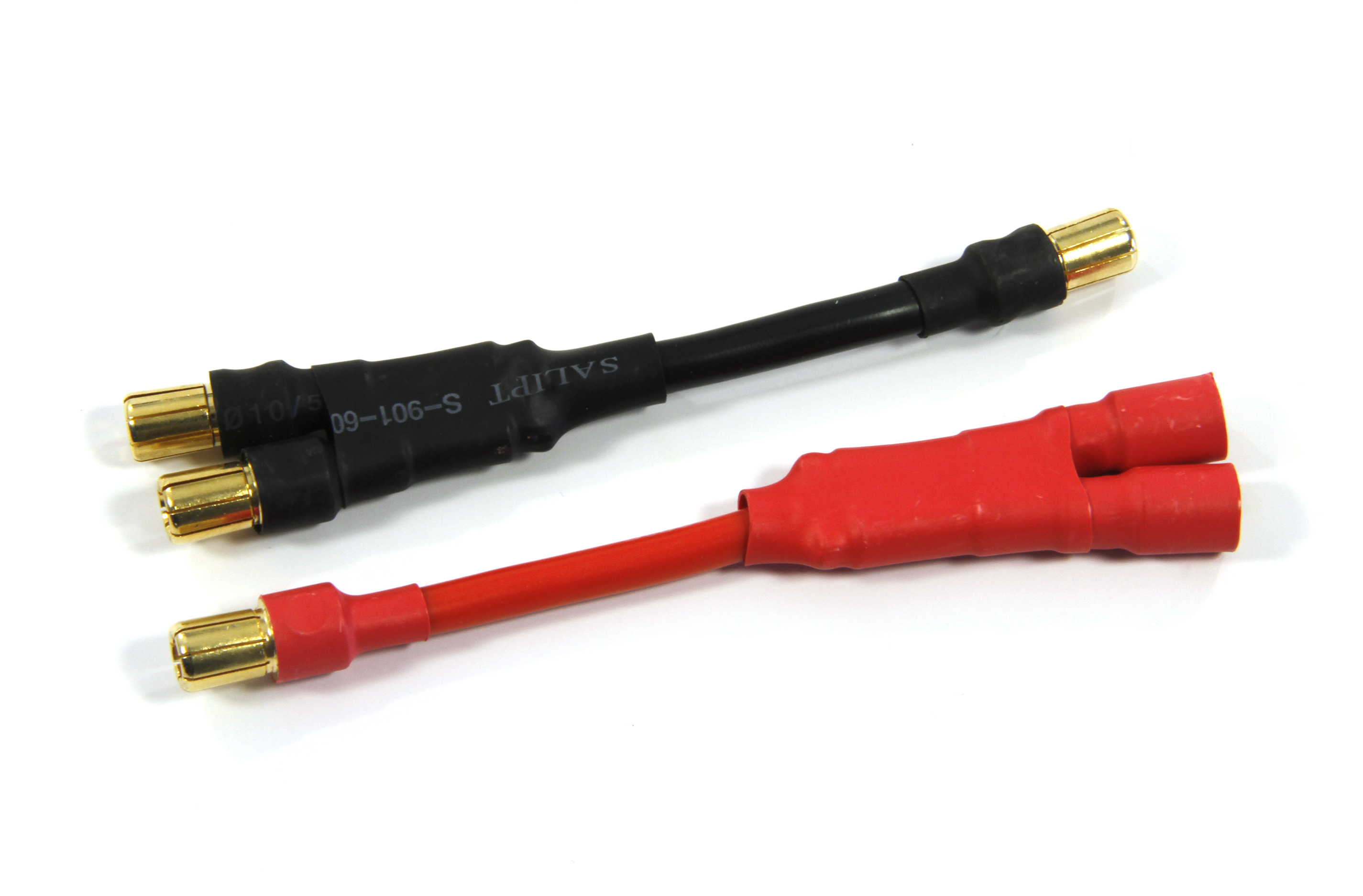 7908 FG Y-Kabel mit Goldkontakt-Stecker/Buchse 8 mm