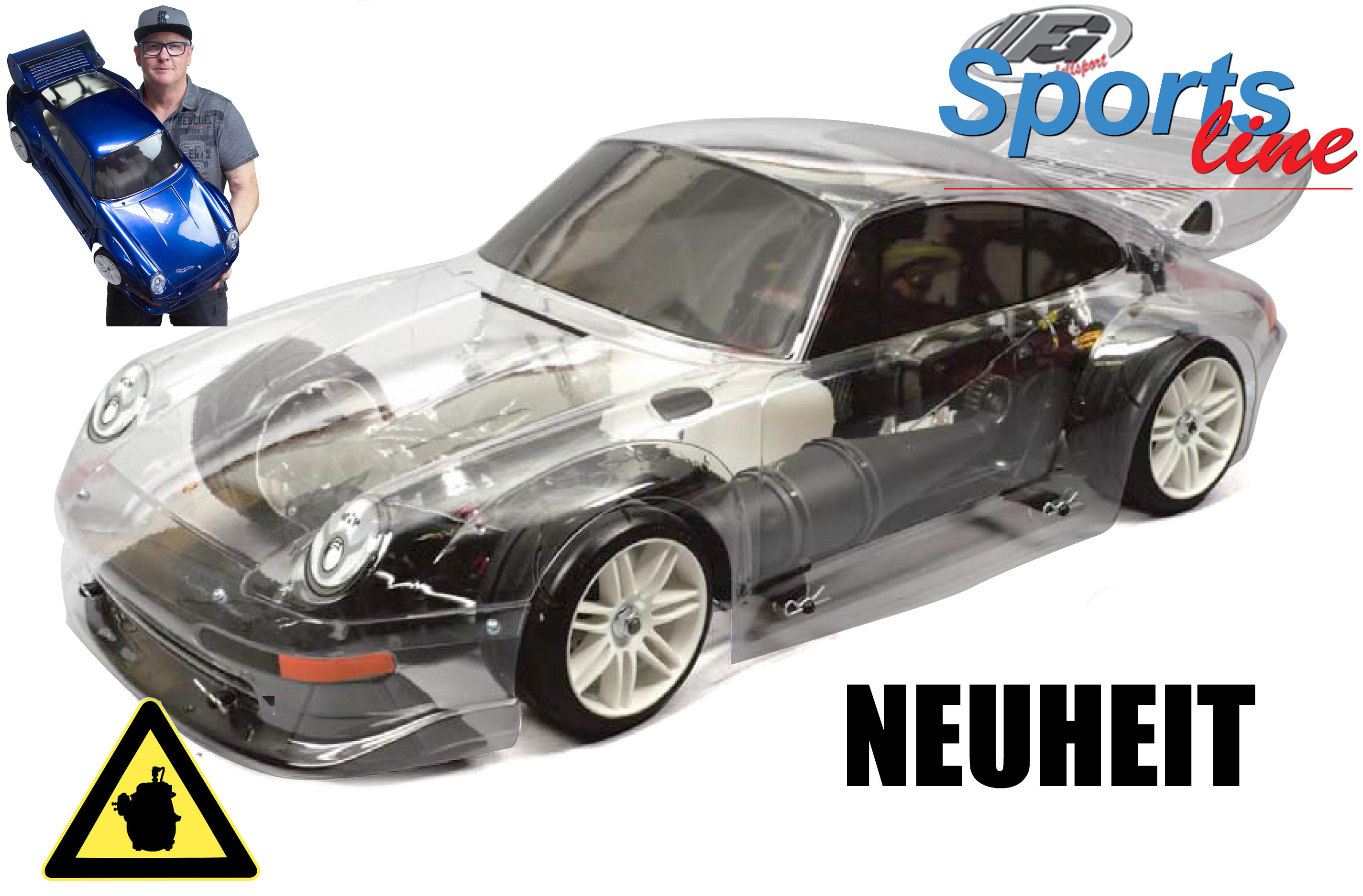 FG Sportsline 2WD-465 with Porsche GT2 body shell, 23cm³ Engine FG Sportsline 2WD-465 with Porsche GT2 body shell, 23cm³ Engine