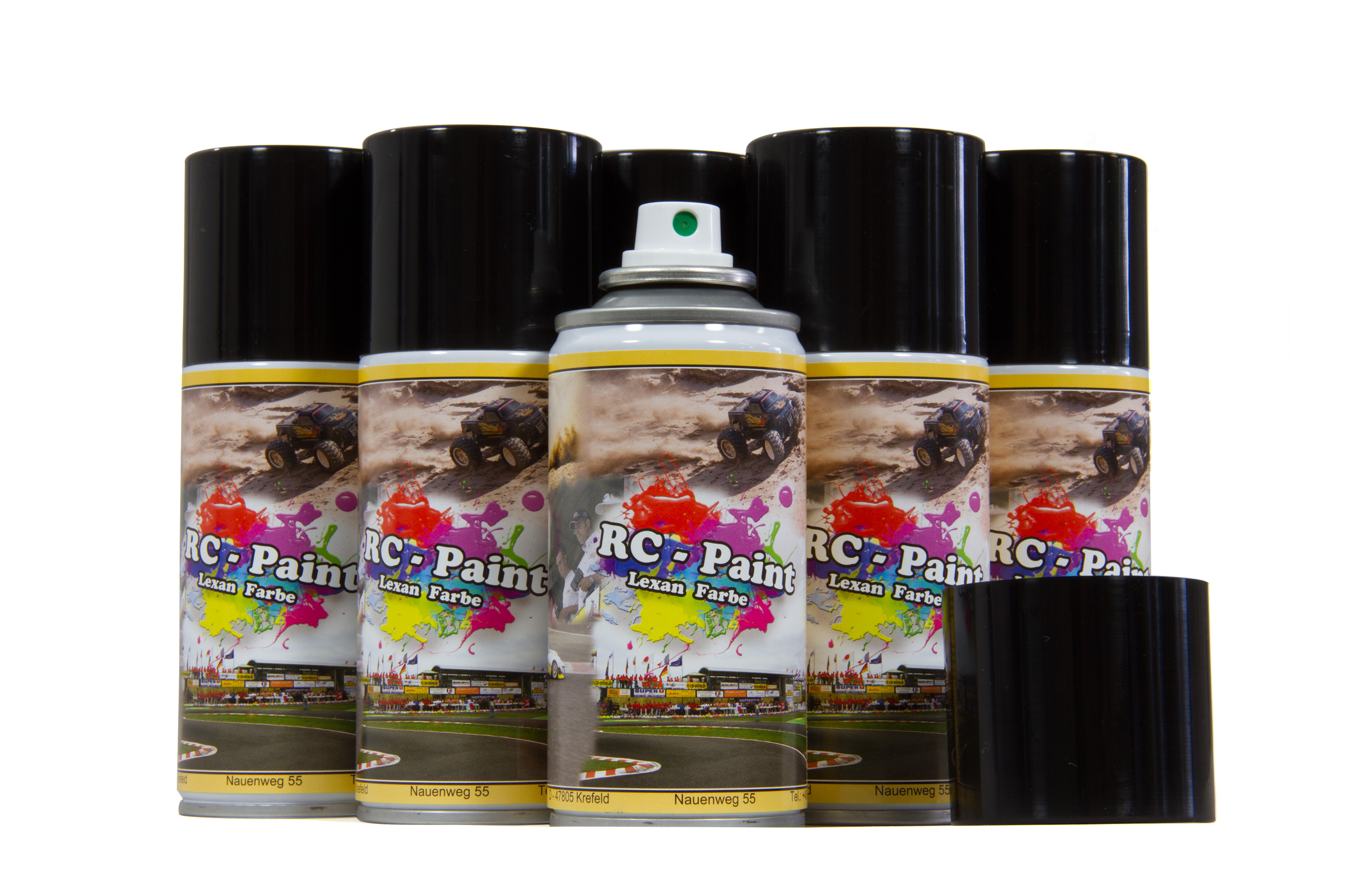 RC - Paint Lexan special colors, spraycan (Offer) Buy 3 get 4
