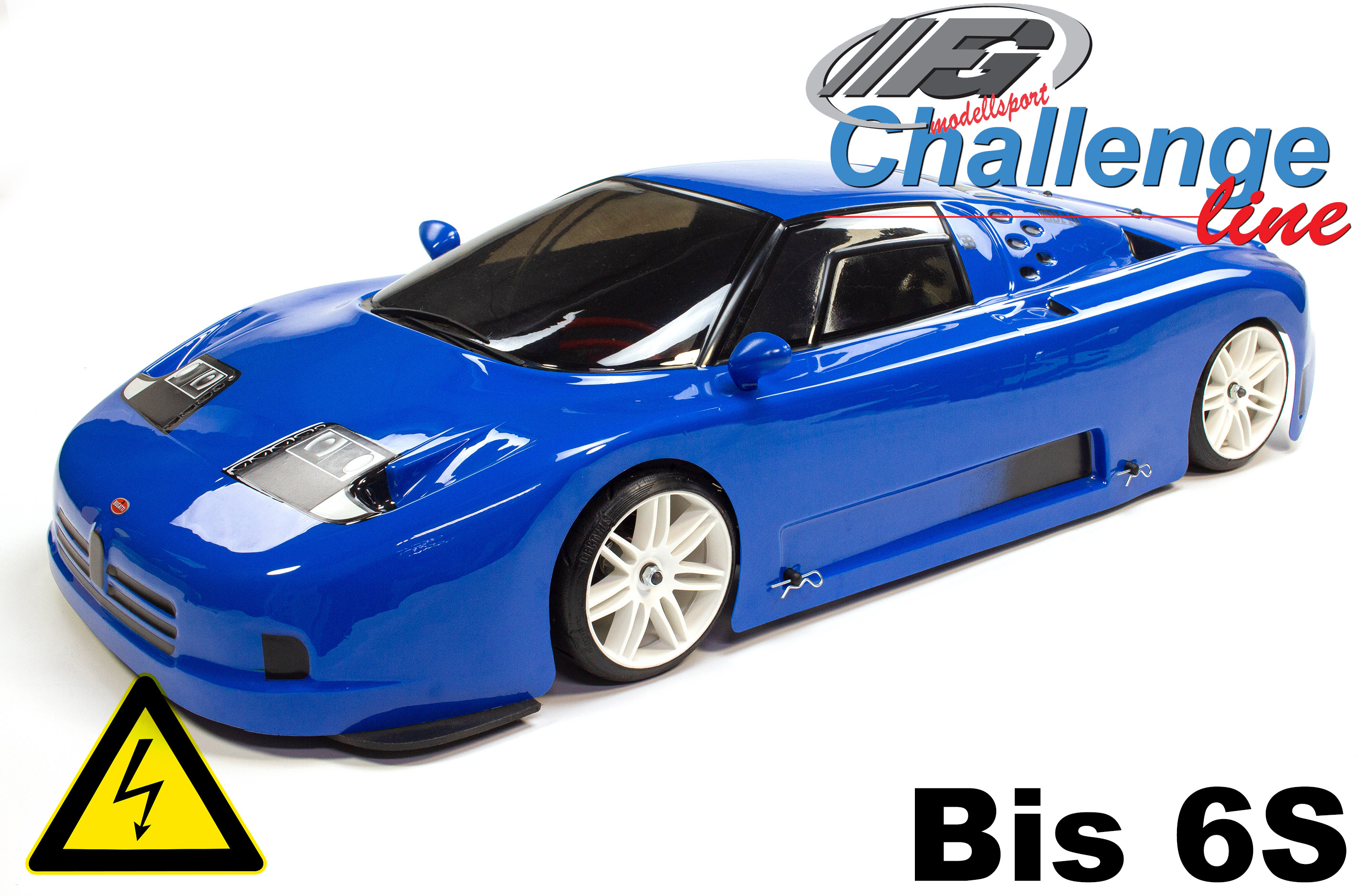 Challenge Line 2WD 530E Elektro Bugatti EB 110 inkl. Regler + und Motor