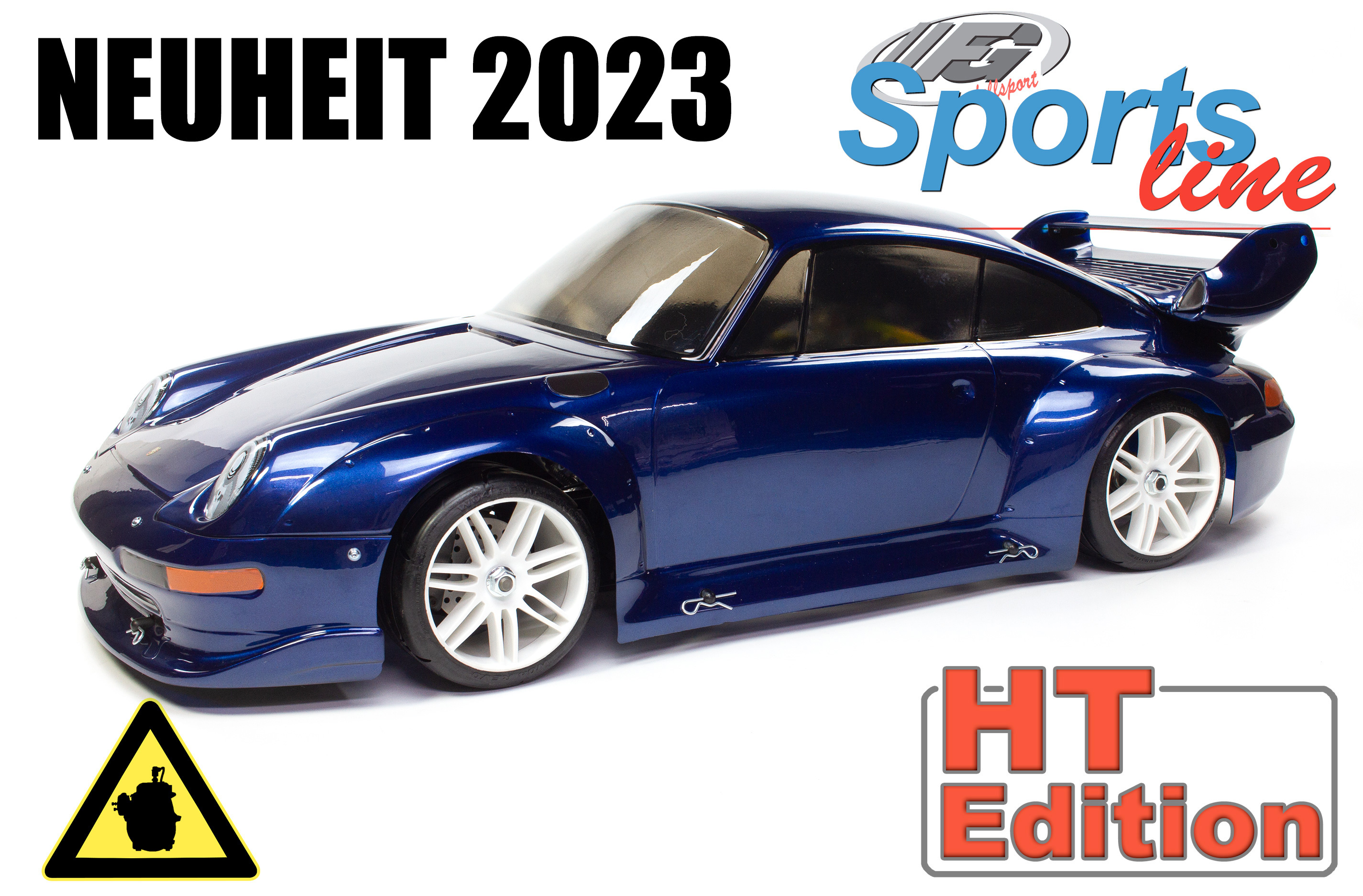 FG Sportsline 2WD-465 mit Porsche GT2 Karosserie, 23cm³ Motor HT-Edition FG Sportsline 2WD-465 mit Porsche GT2 Karosserie, 23cm³ Motor HT-Edition