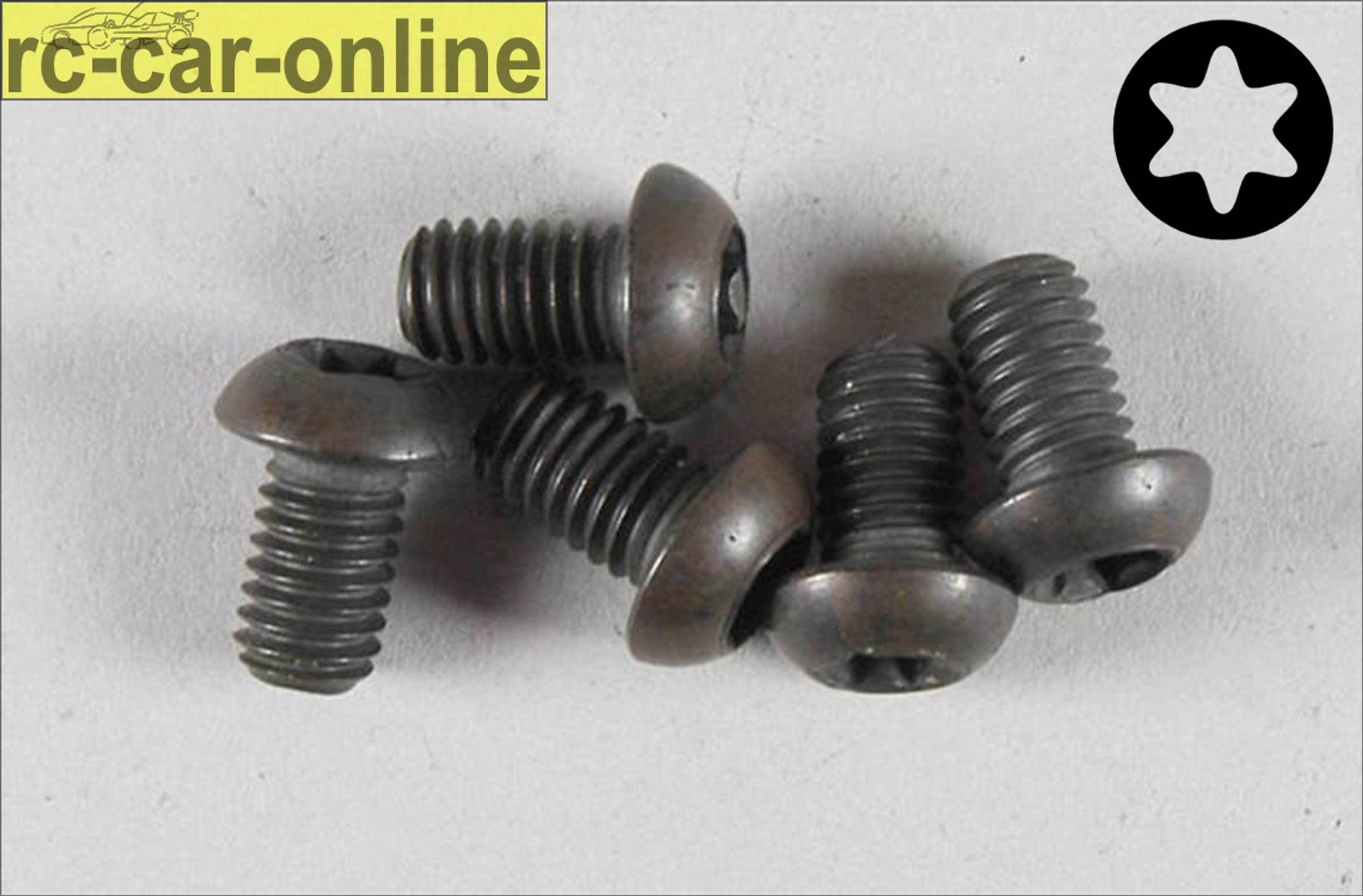 6927/10 FG Pan-head screw with Torx M6x10 mm, 5 pieces