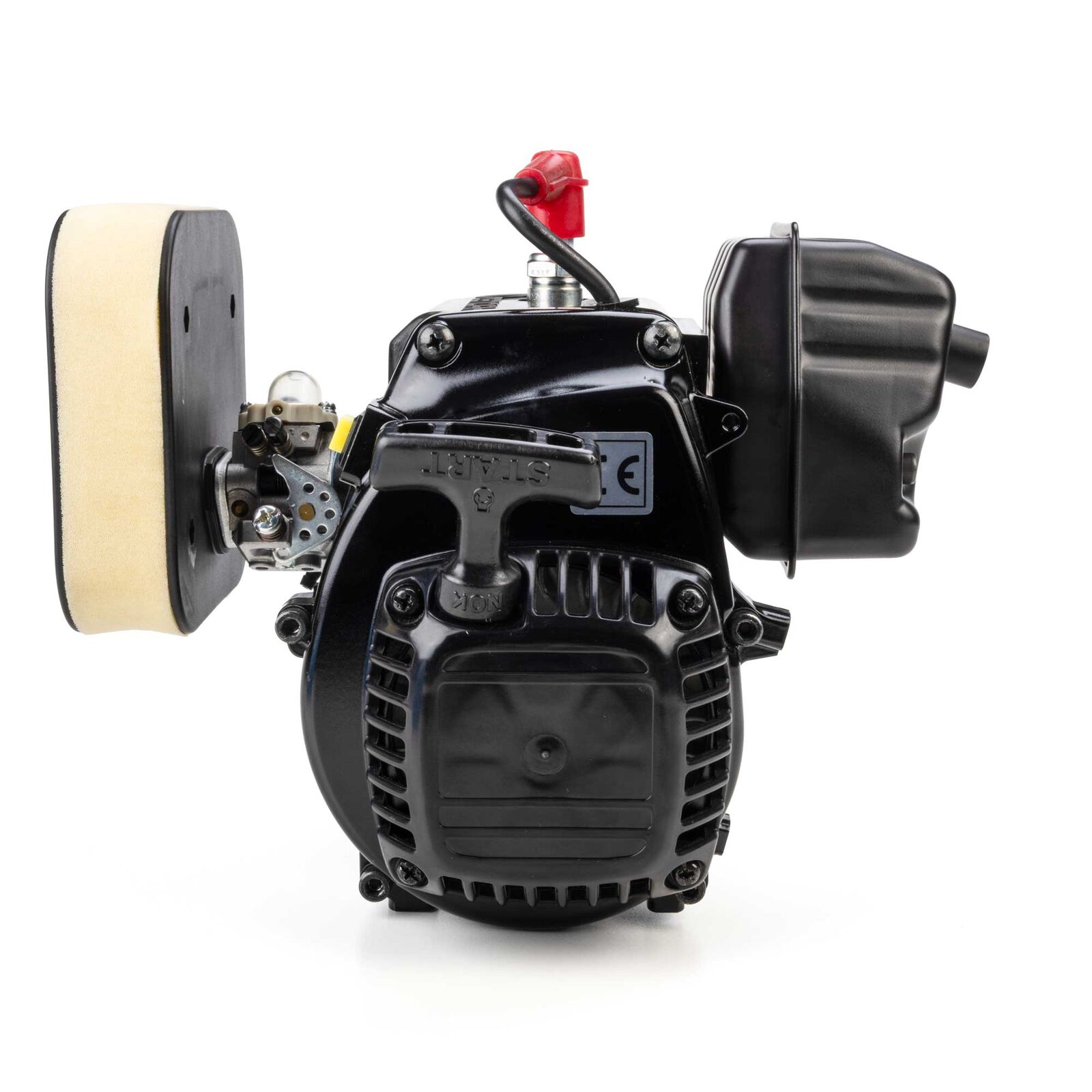 LOS4101  Losi FJ350 35.2ccm 2Takt Motor mit Luftfilter, Kupplung und Schalldämpfer.