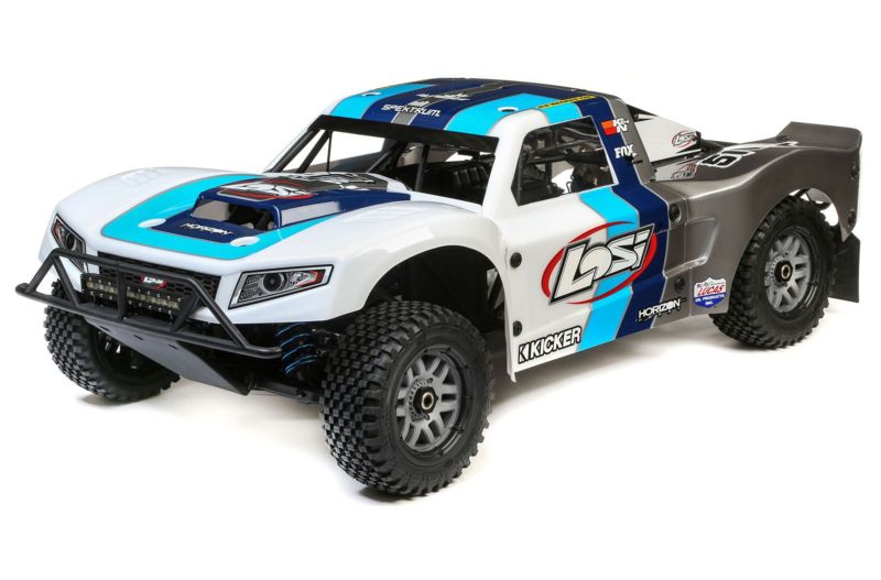 y3308/T1 blaue Original Losi 5ive-T Karosserieset 2.0 lackiert