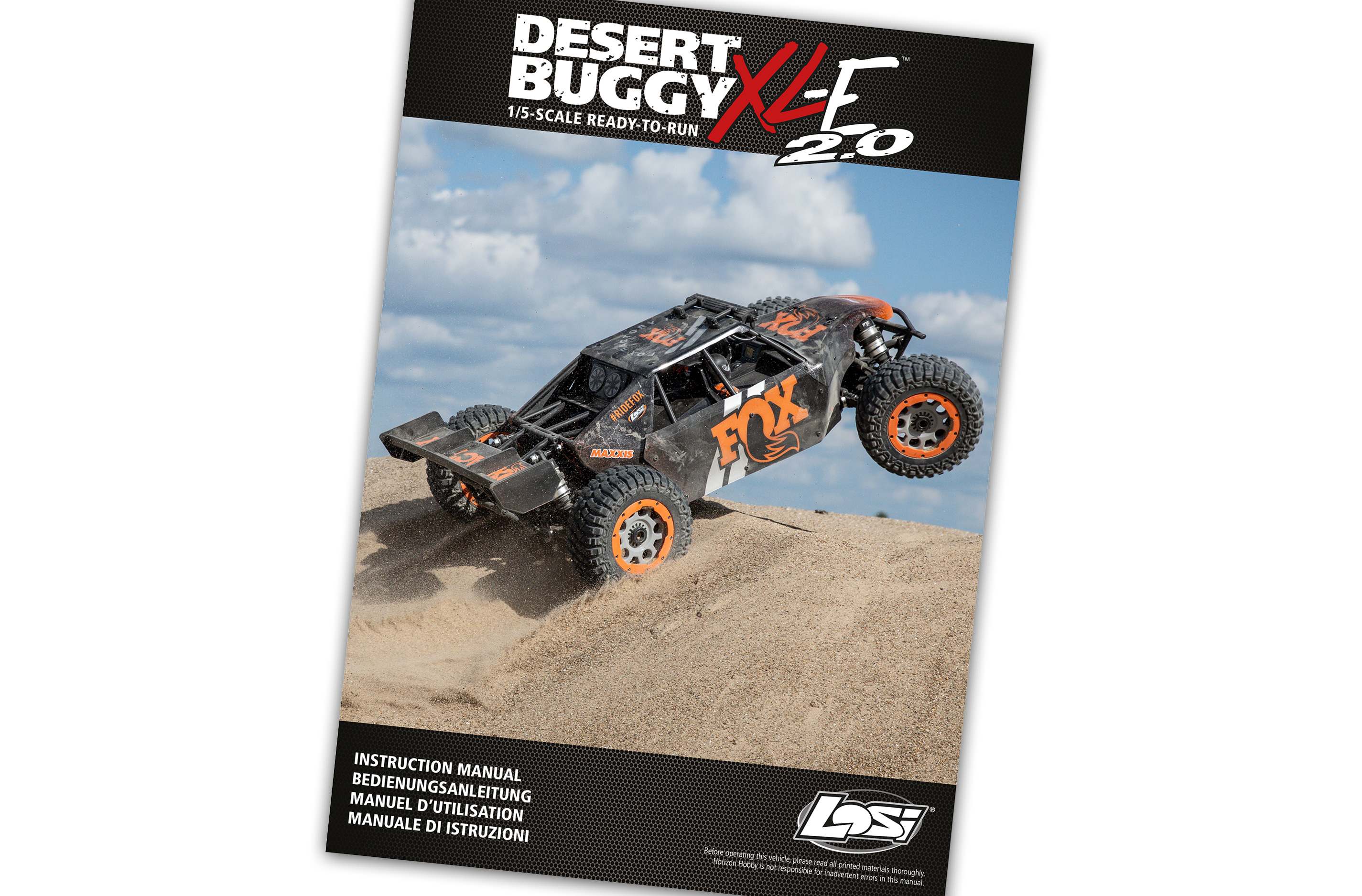 LOS05001/02 Instruction Manual for Desert Buggy XL-E 2.0
