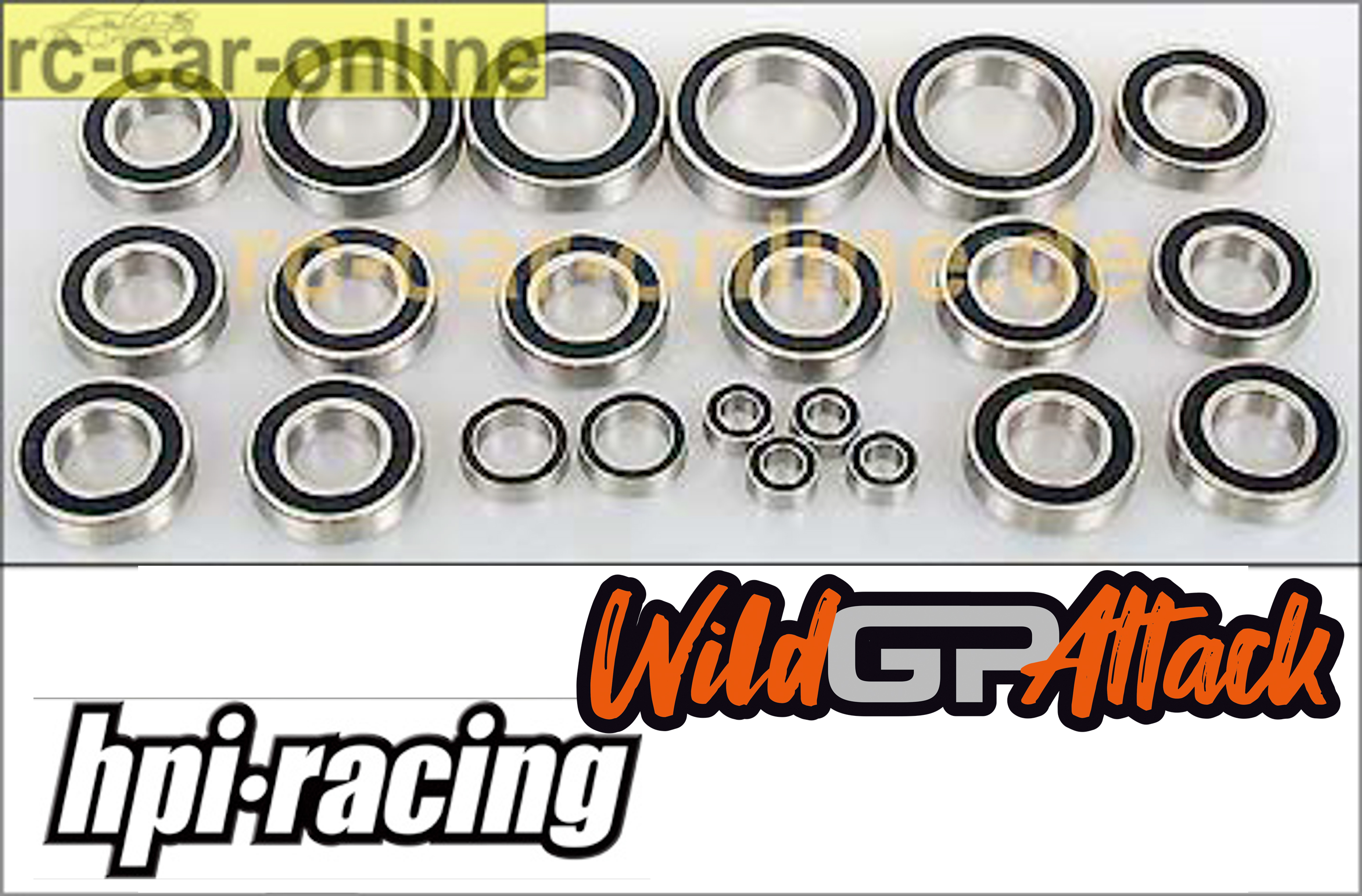 y0230 Ball bearing set for HPI Baja 5B/T,Carson 1:5 Wild GP Attack, sealed