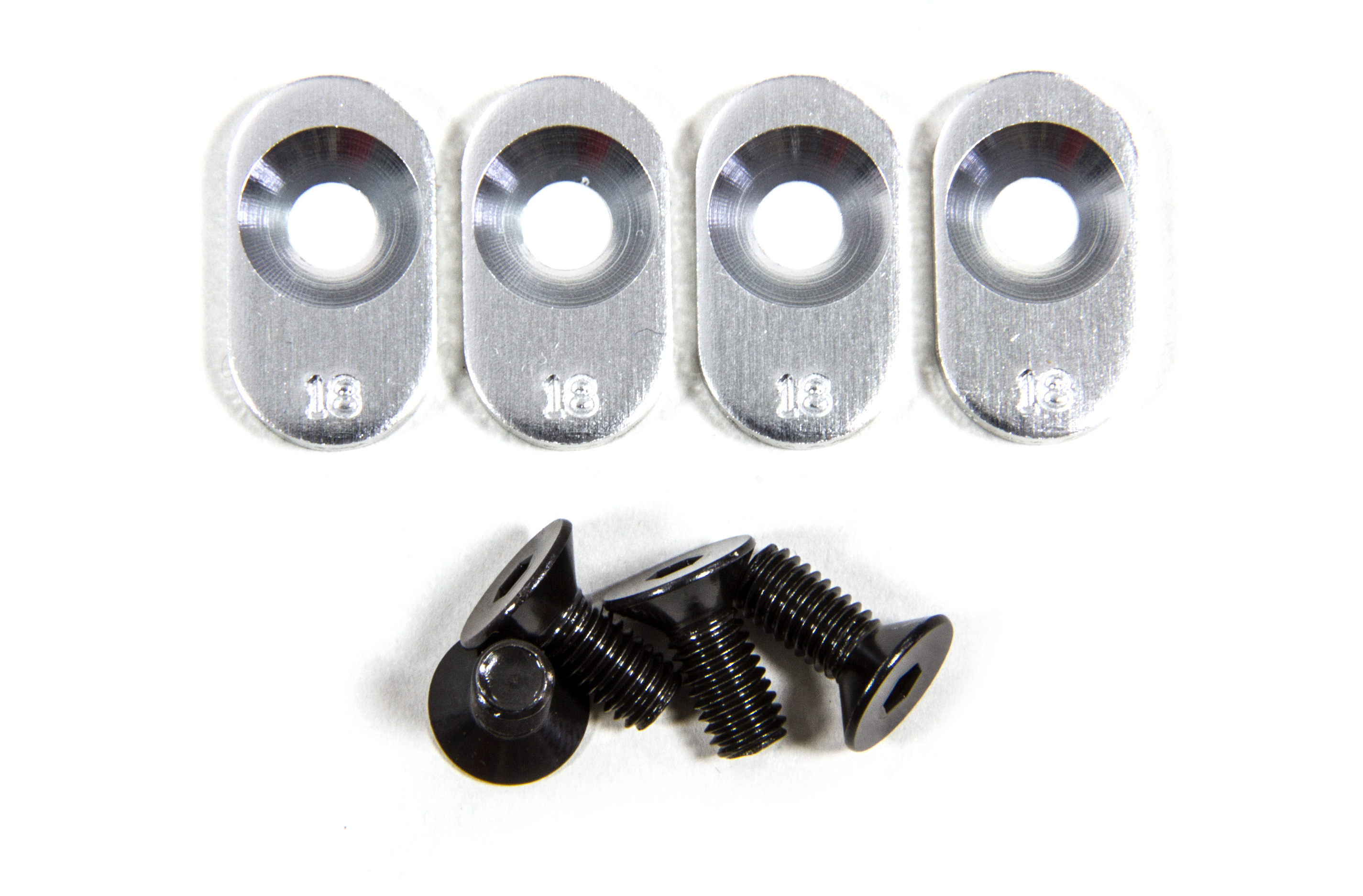 LOSB5805 Losi Engine Mount Inserts & Screws, 18/58 for 5ive-T, TLR 5ive-B and Mini WRC