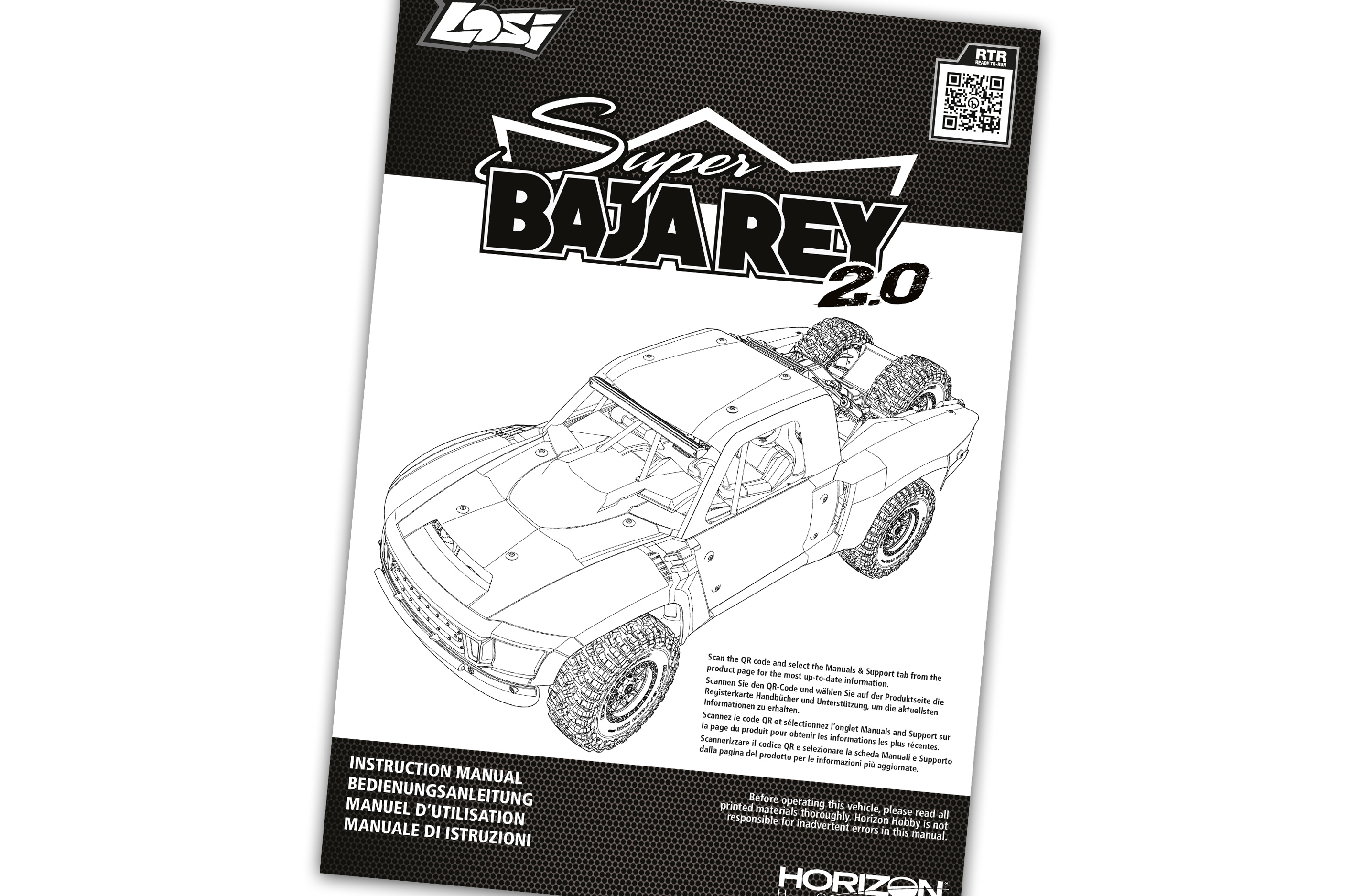 LOS05001/05 Instruction Manual for Baja Rey 2.0