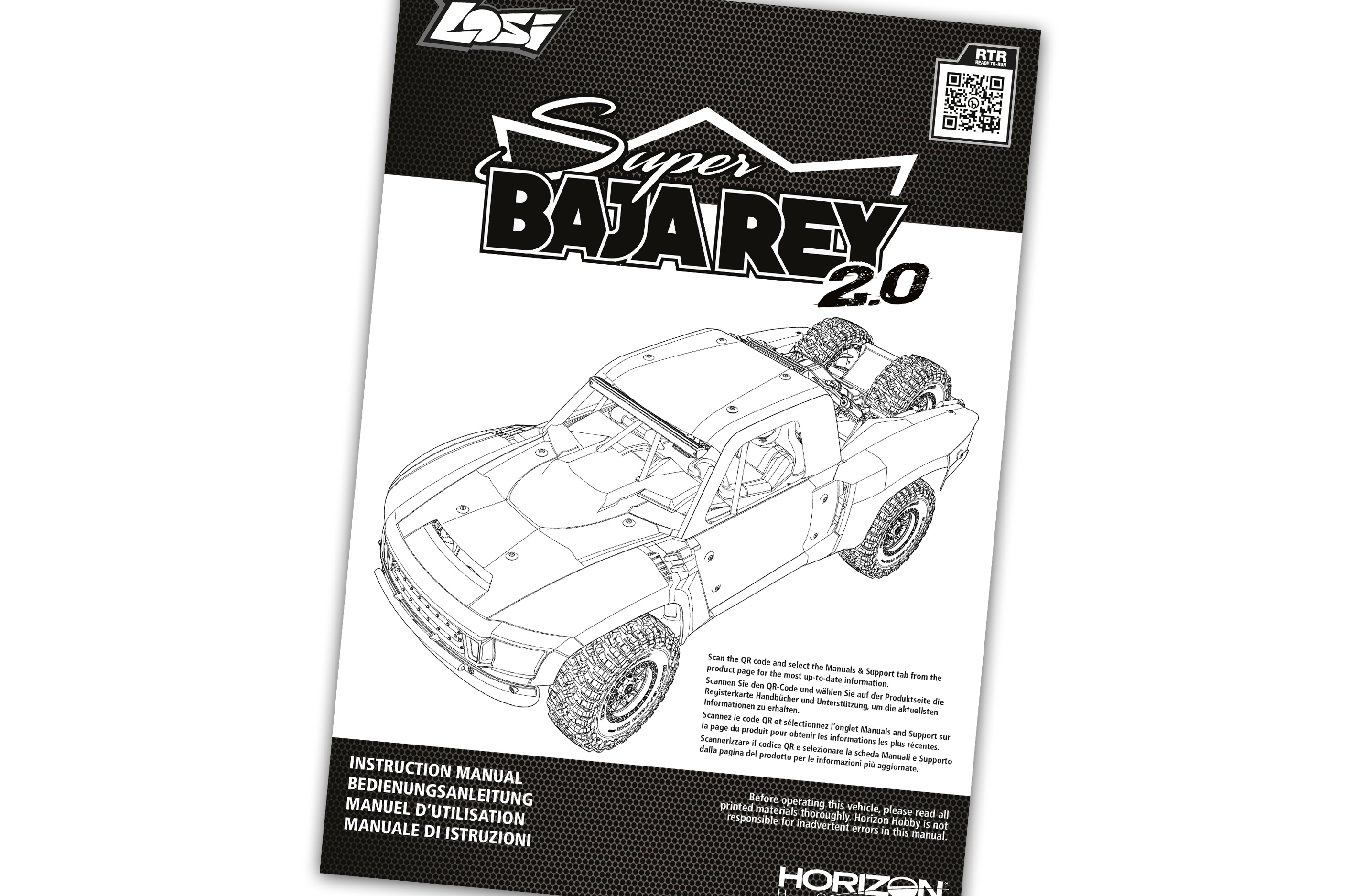 LOS05001/05 Bedienungsanleitung für Baja Rey 2.0 LOS05001/05 Bedienungsanleitung für Baja Rey 2.0