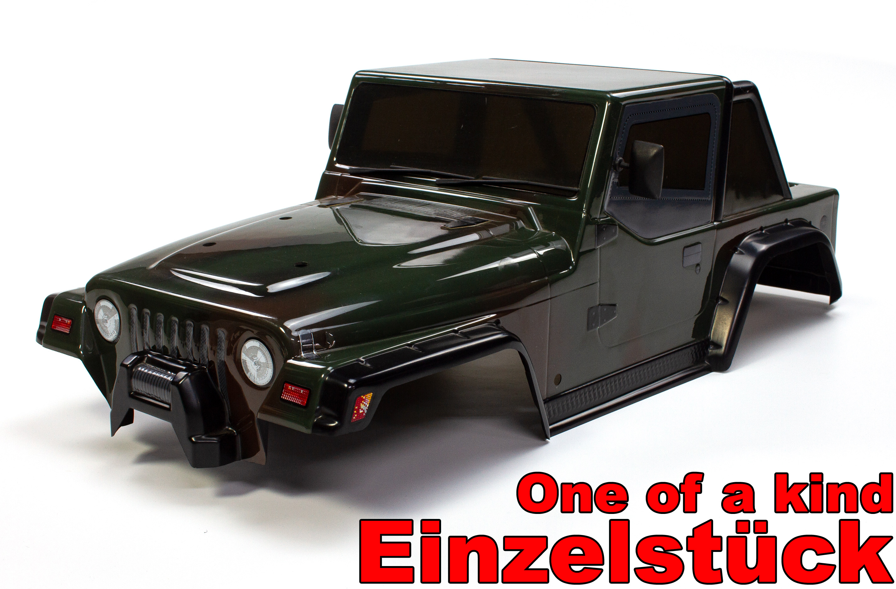 y0784/138 Painted Stadium Jeep body shell Camouflage y0784/138 Painted Stadium Jeep body shell Camouflage