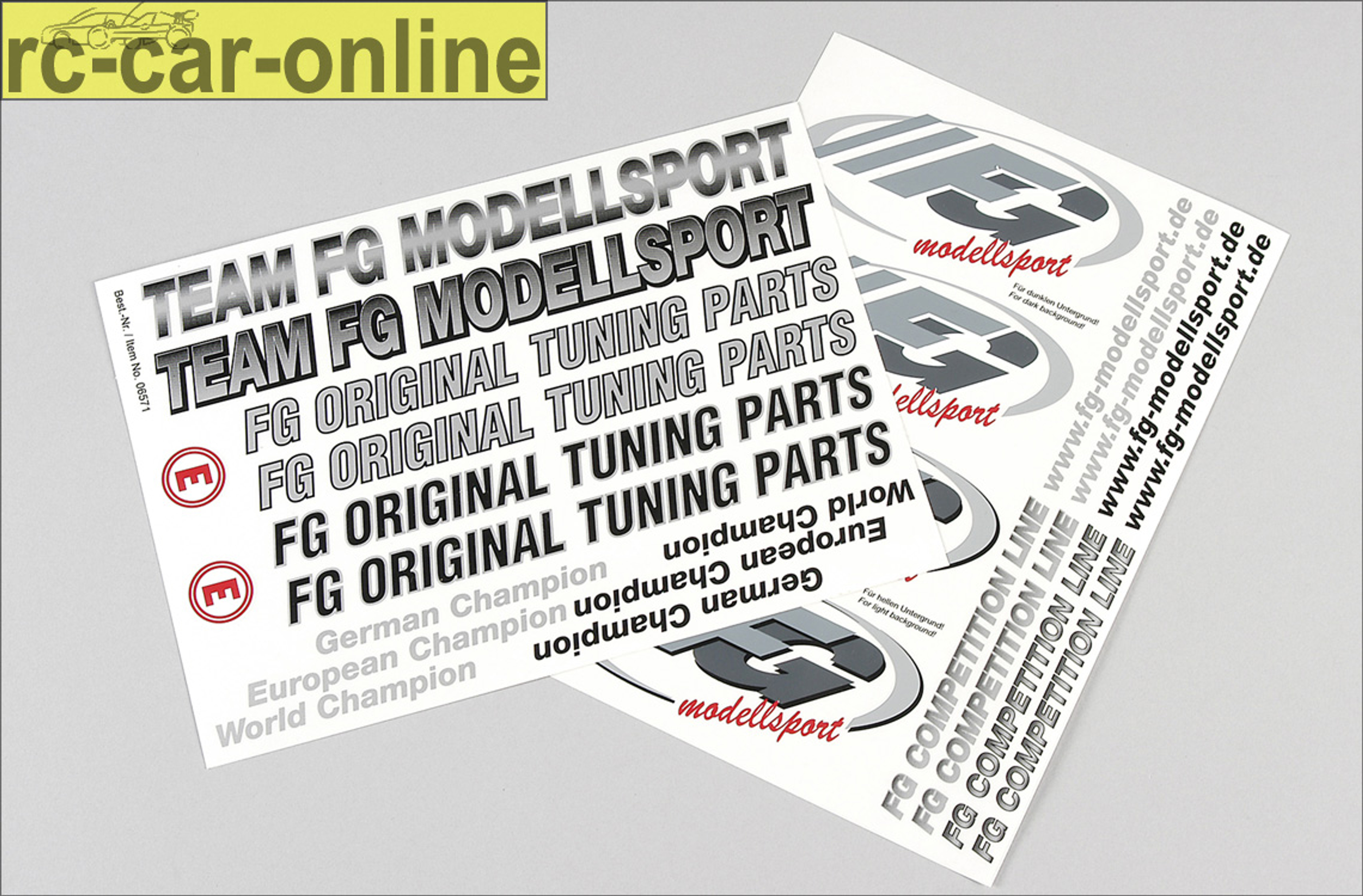 6571 FG Modell-Aufkleber 6571 FG Modell-Aufkleber