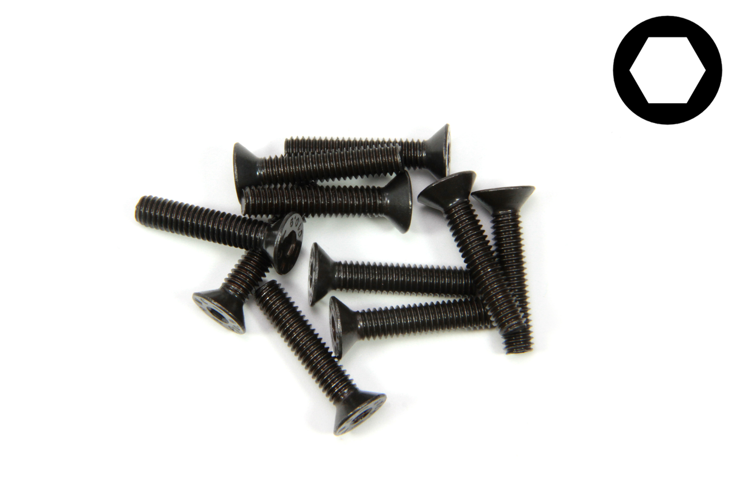 y6720/20-10.9 Countersunk screw M4x20 mm, strength 10.9, 10 pieces