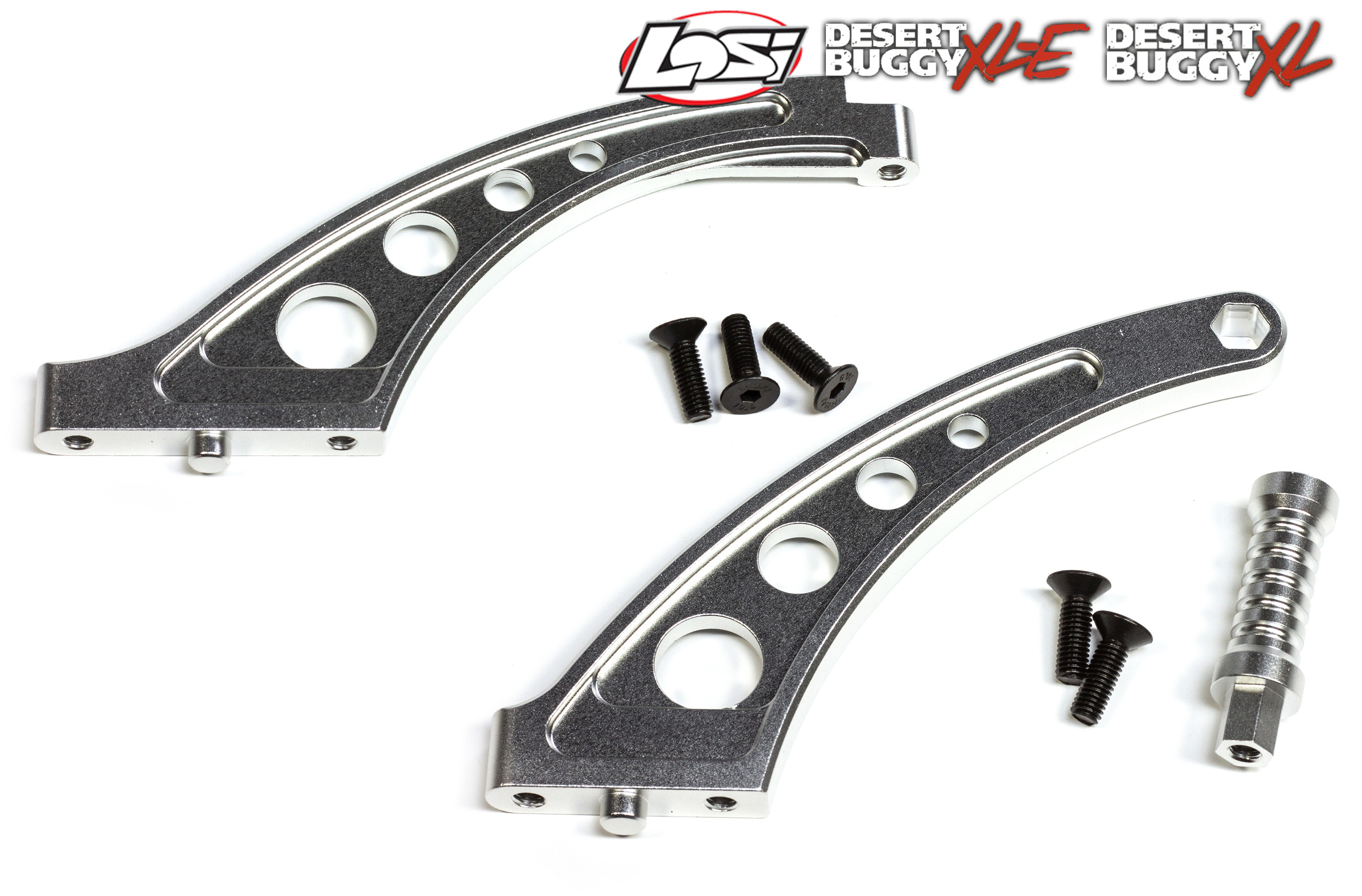 DBXL006/007 ATOP Front- and rear chassis brace, full set, for Losi DBXL/DBXL-E
